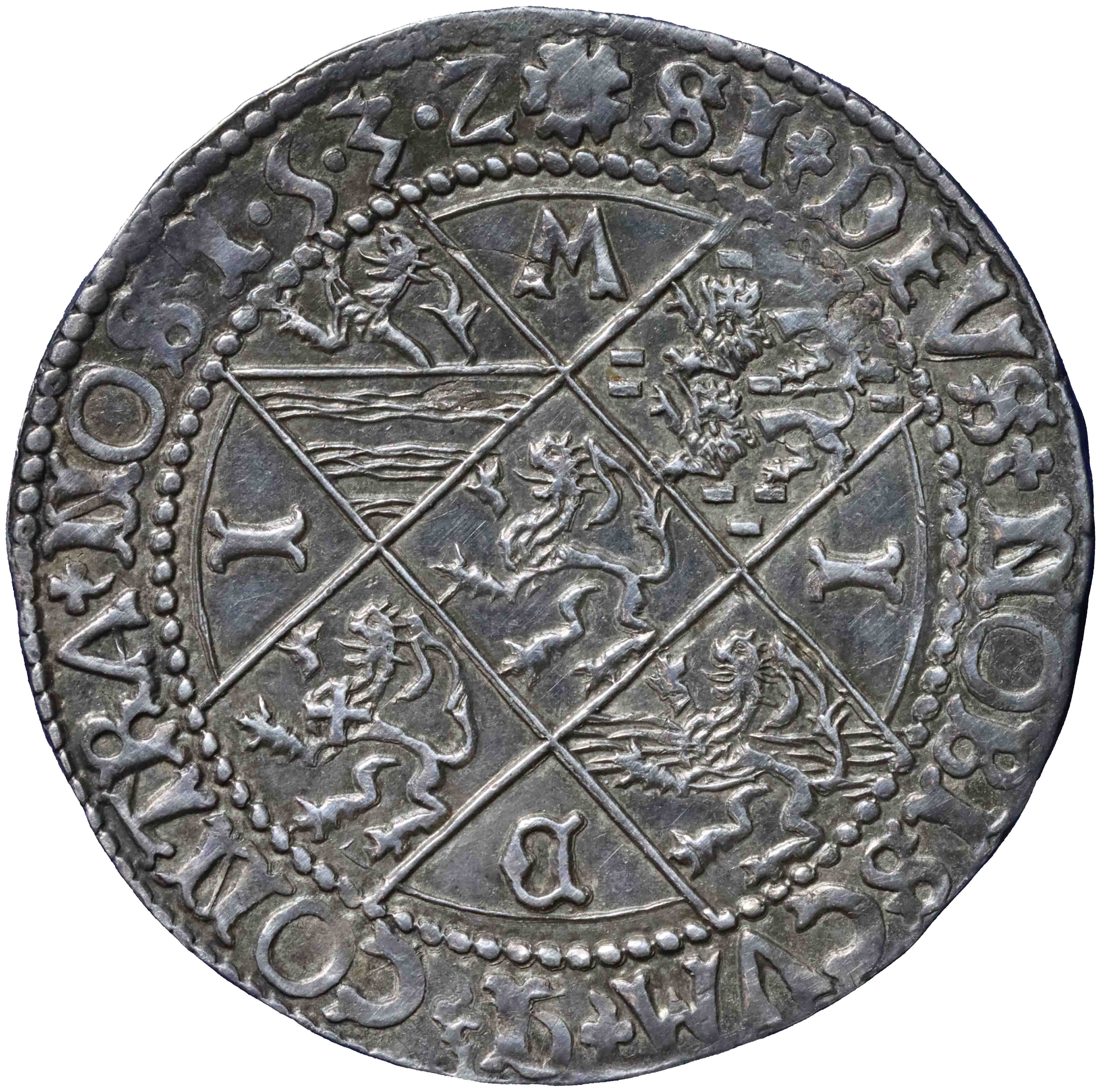 Afbeelding van de keerzijde. rekenpenning. Inventarisnummer:RP-00943