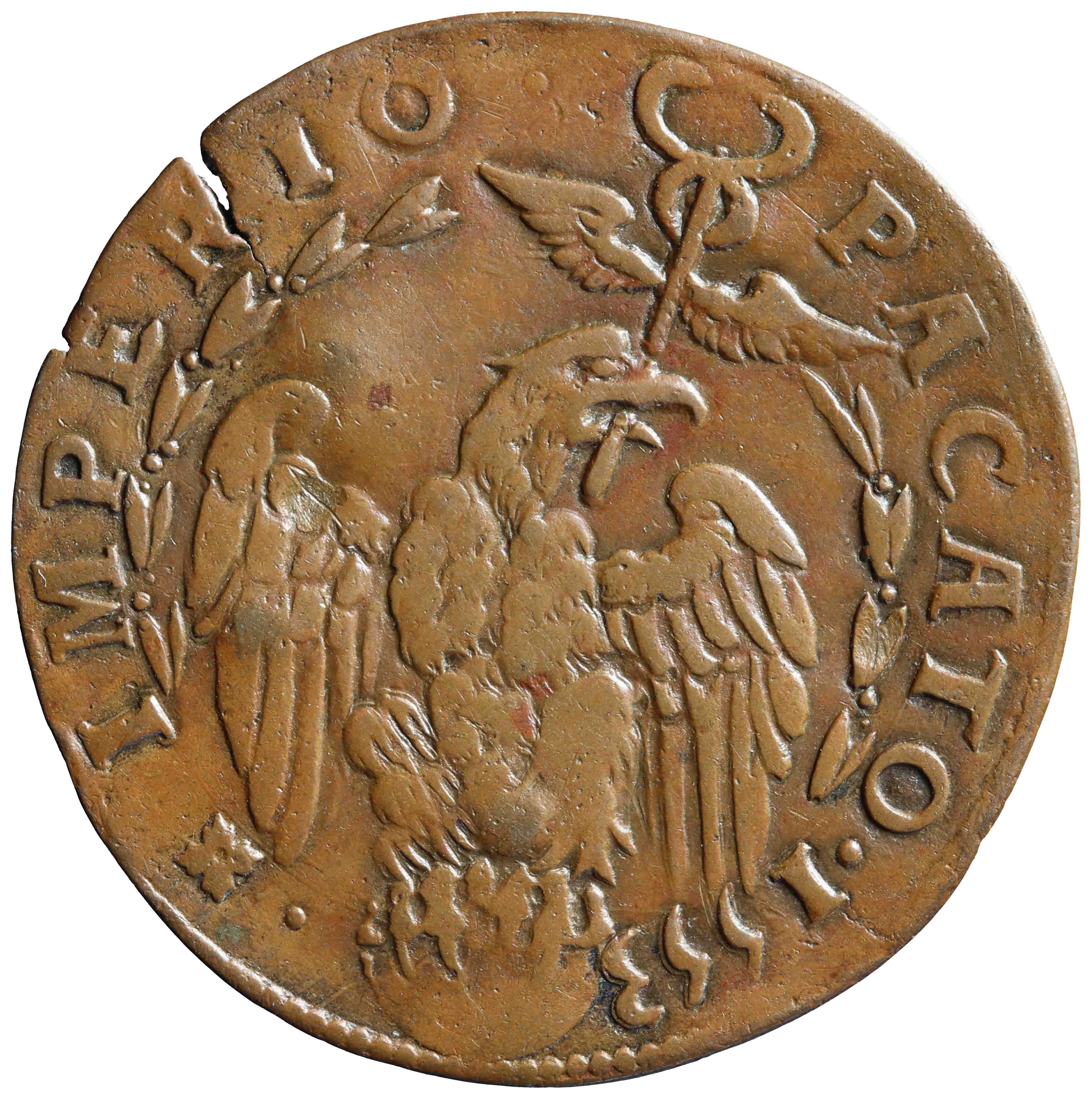 Image of the reverse. rekenpenning. Inventory number:RP-01548