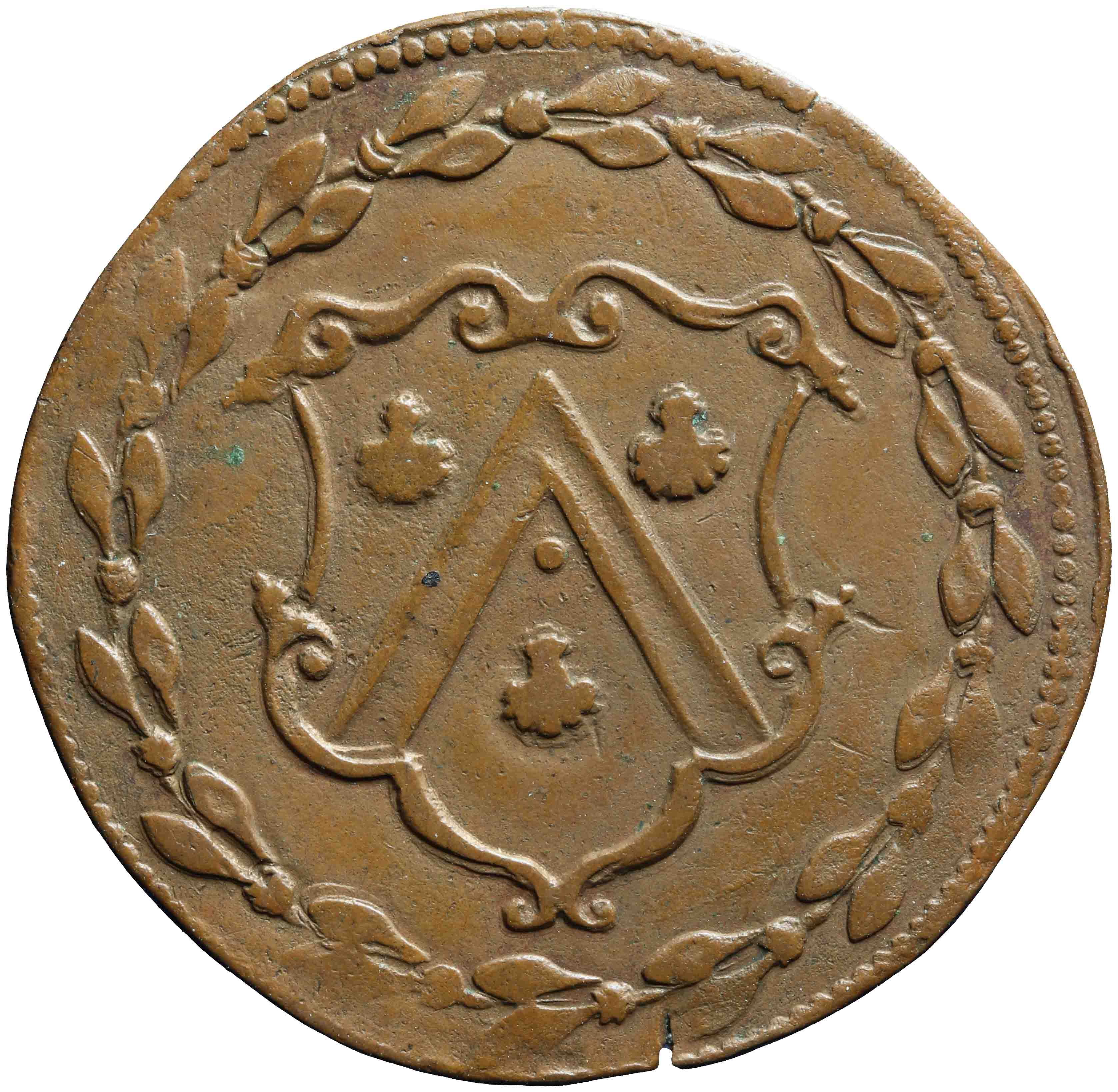 Image of the obverse. rekenpenning. Inventory number:RP-01572
