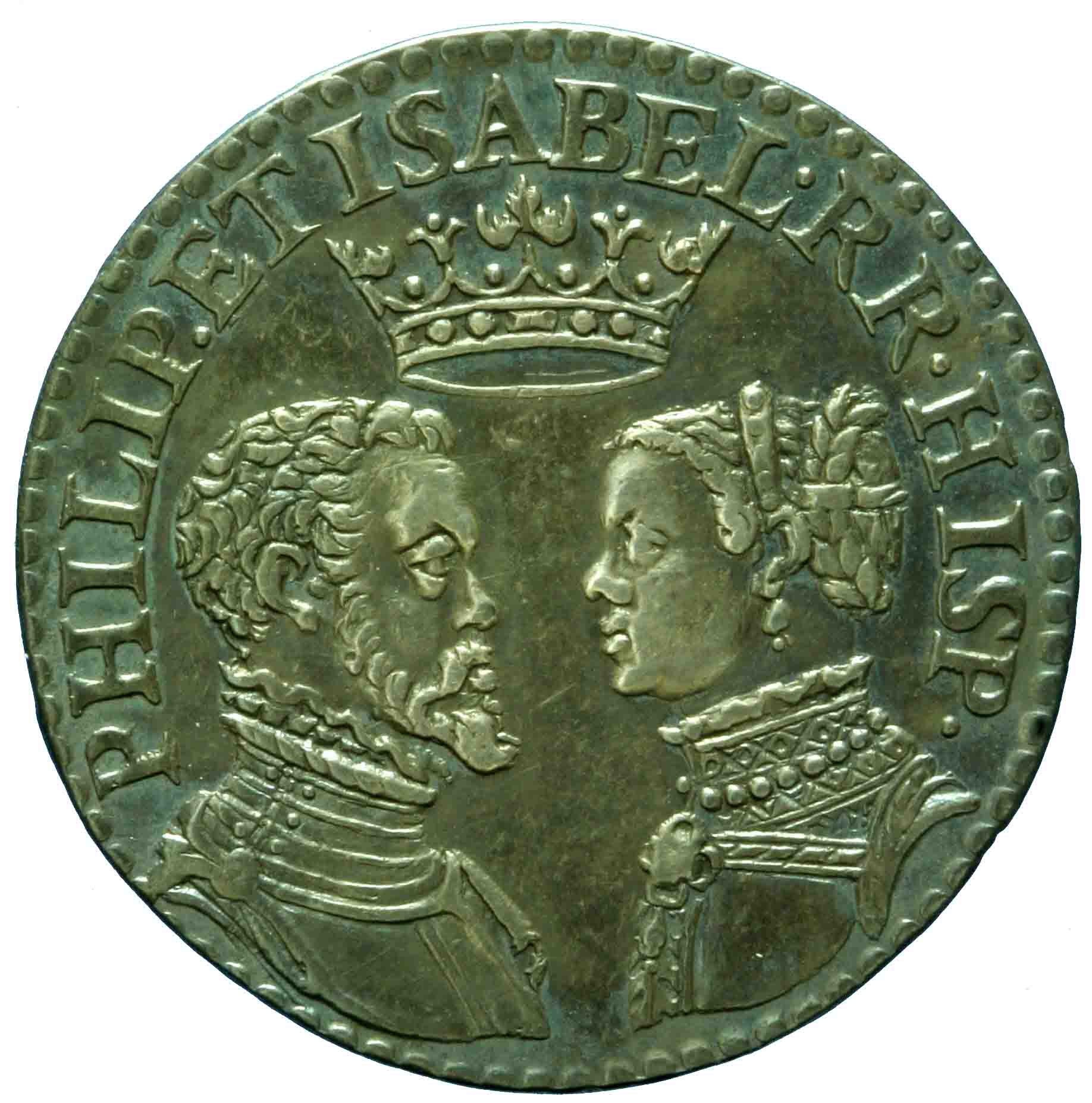 Afbeelding van de voorzijde. rekenpenning. Inventarisnummer:RP-01802