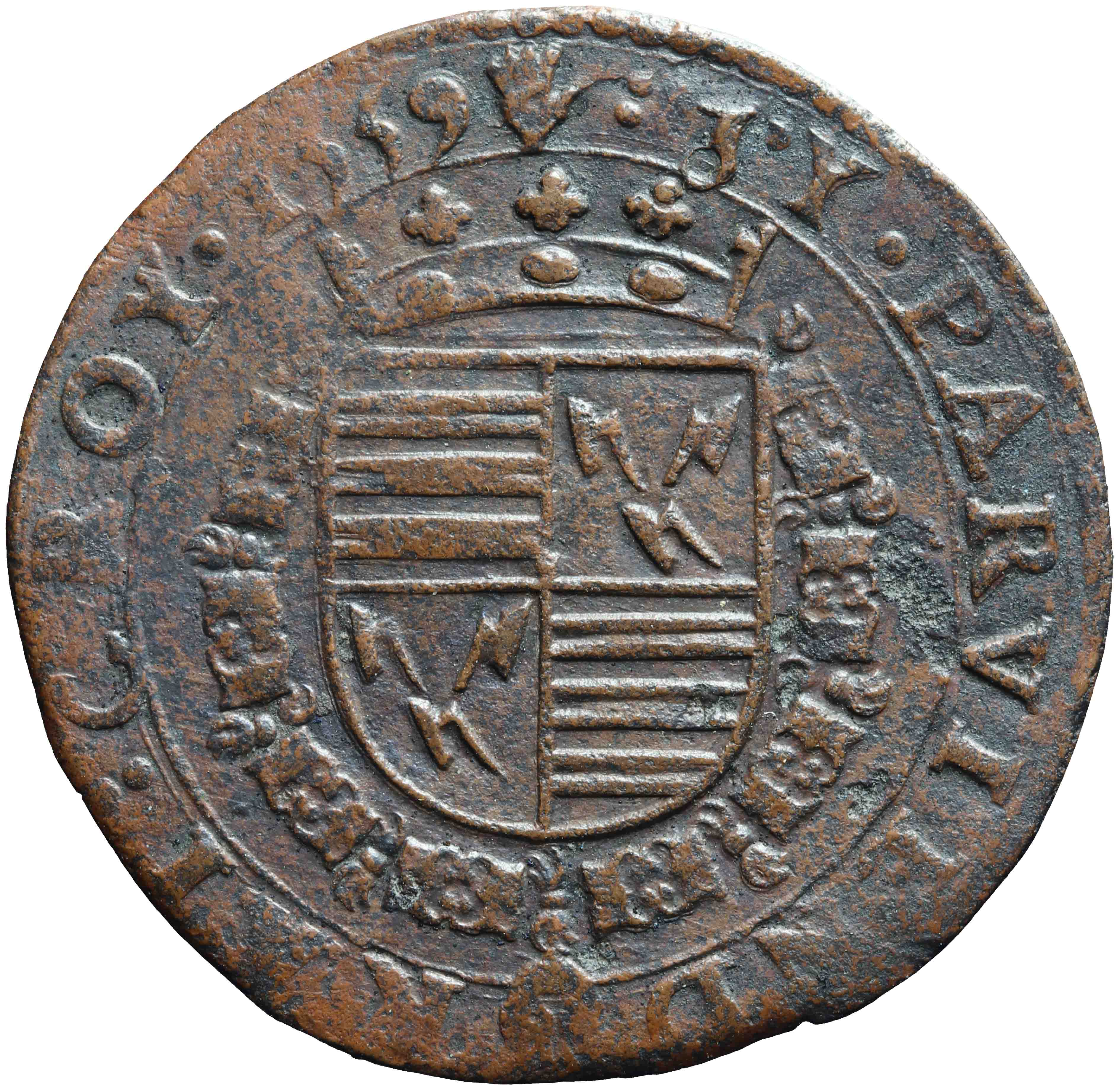 Image of the obverse. rekenpenning. Inventory number:RP-01831