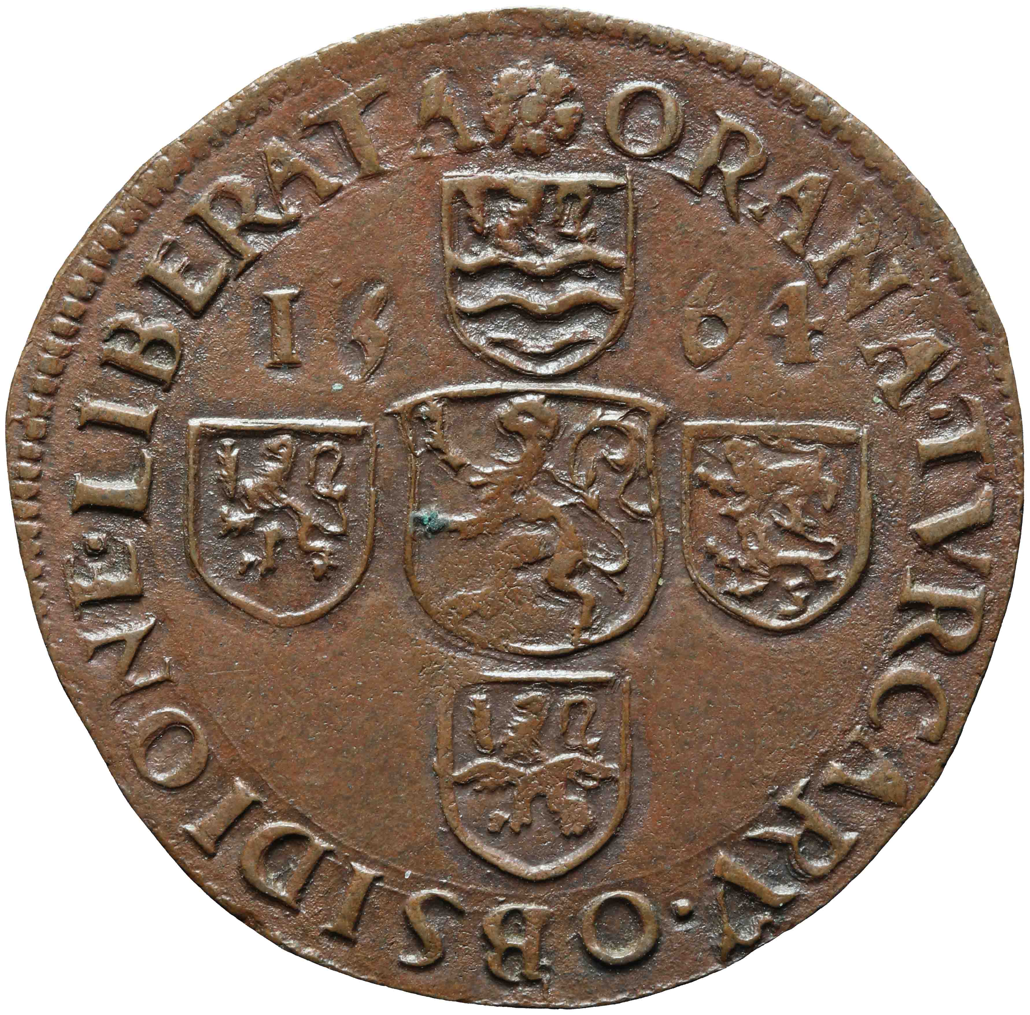 Image of the reverse. rekenpenning. Inventory number:RP-01988