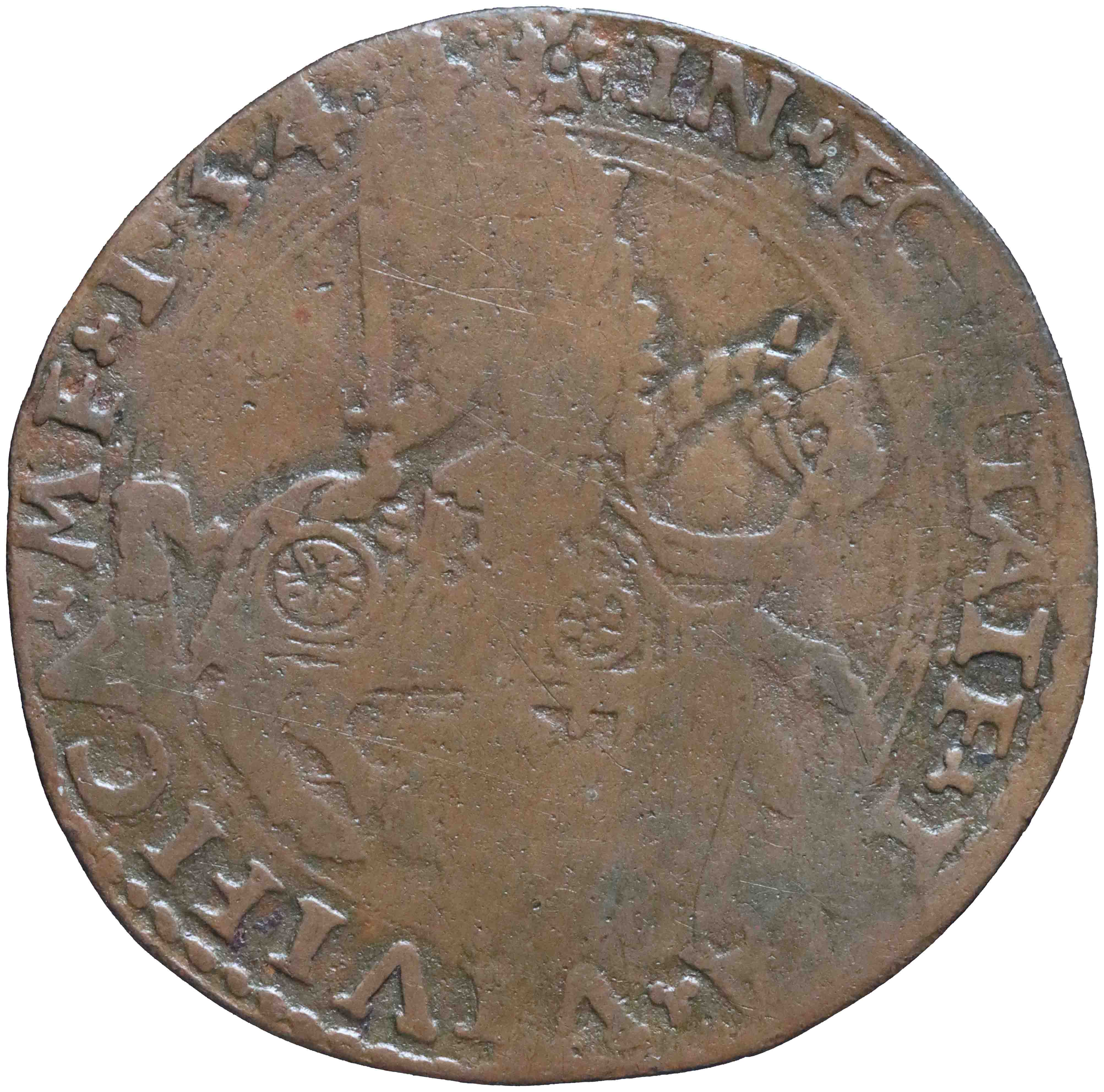 Image of the obverse. rekenpenning. Inventory number:RP-01994