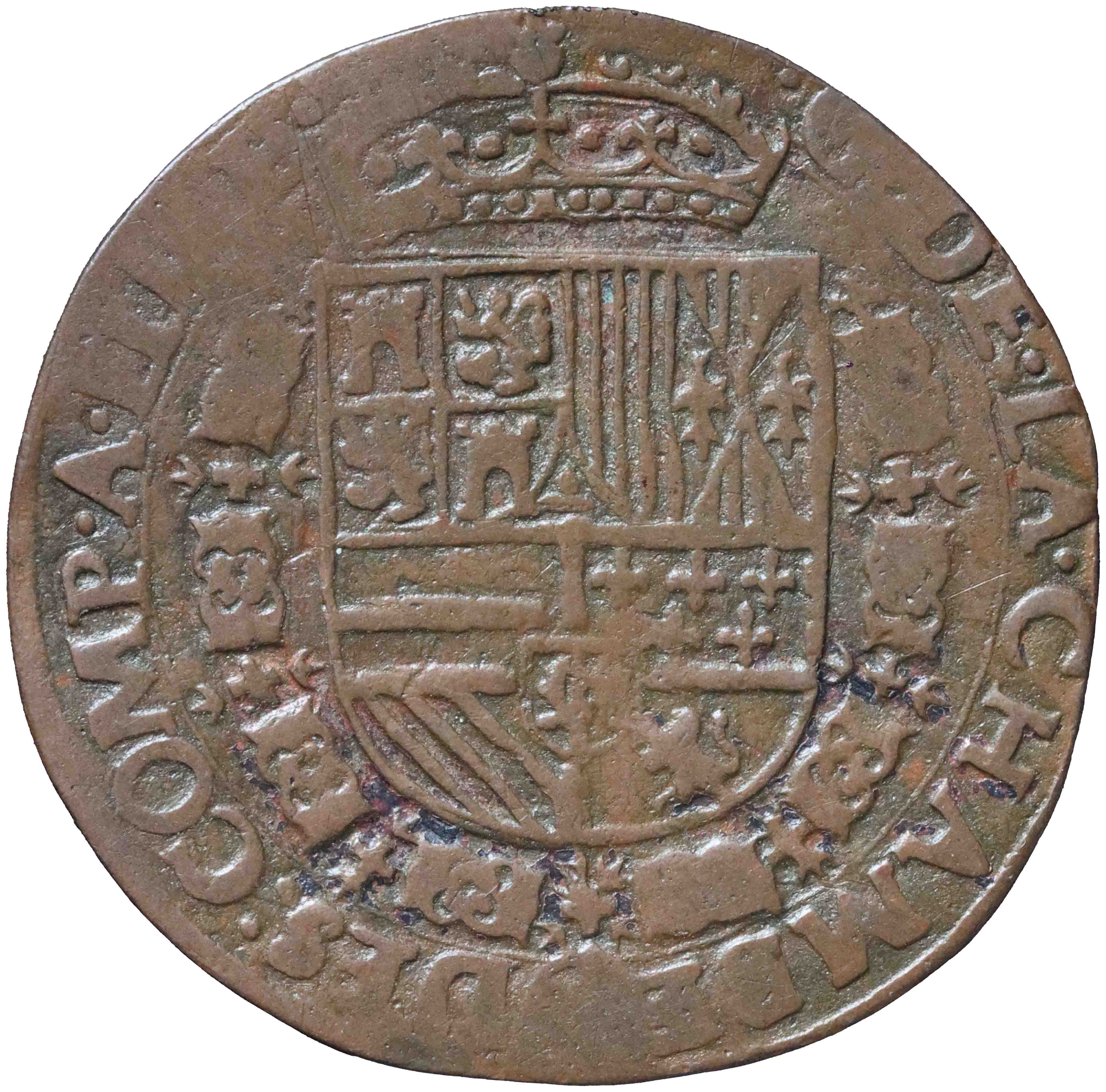 Image of the reverse. rekenpenning. Inventory number:RP-01994