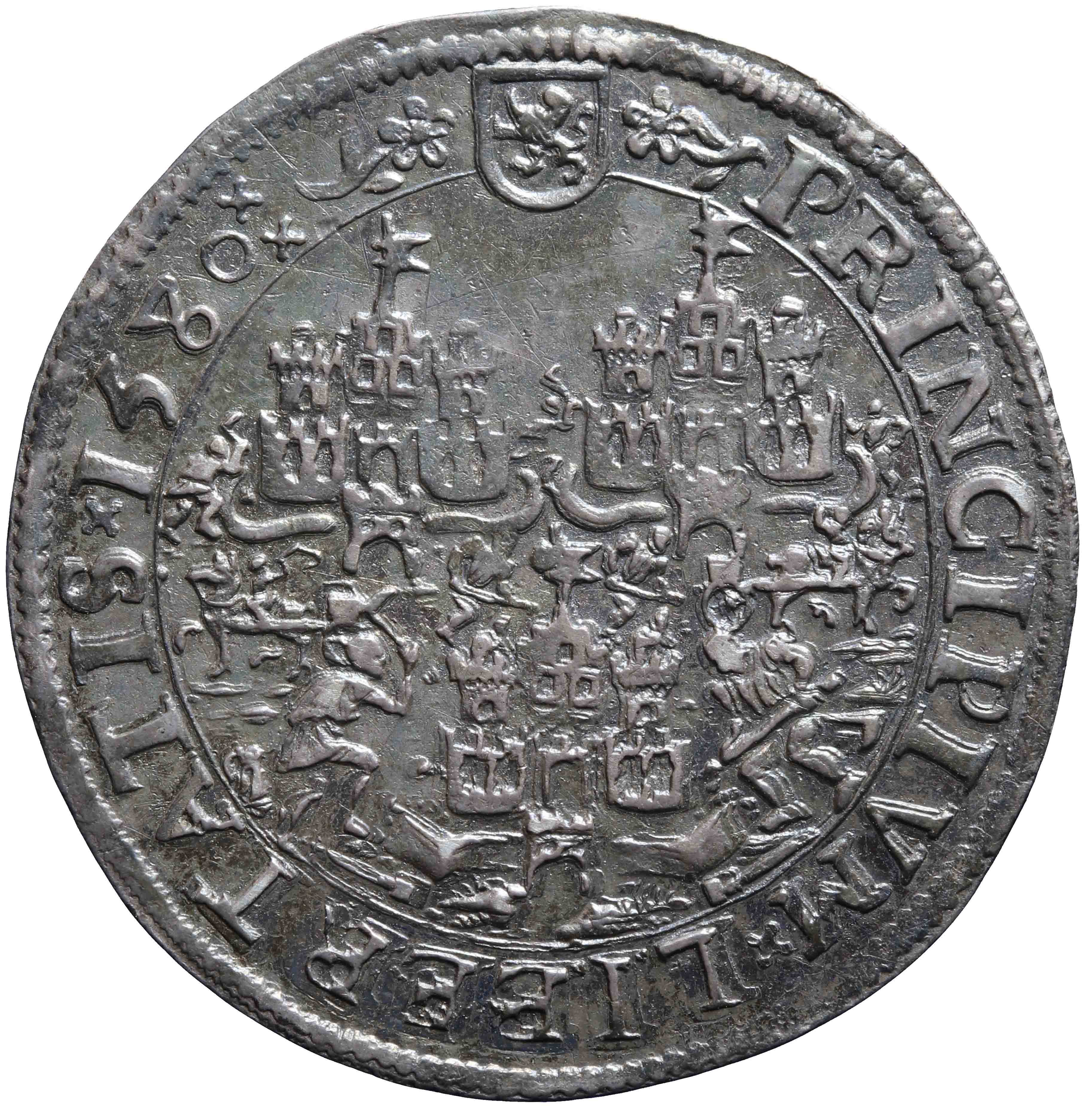 Afbeelding van de keerzijde. rekenpenning. Inventarisnummer:RP-02594