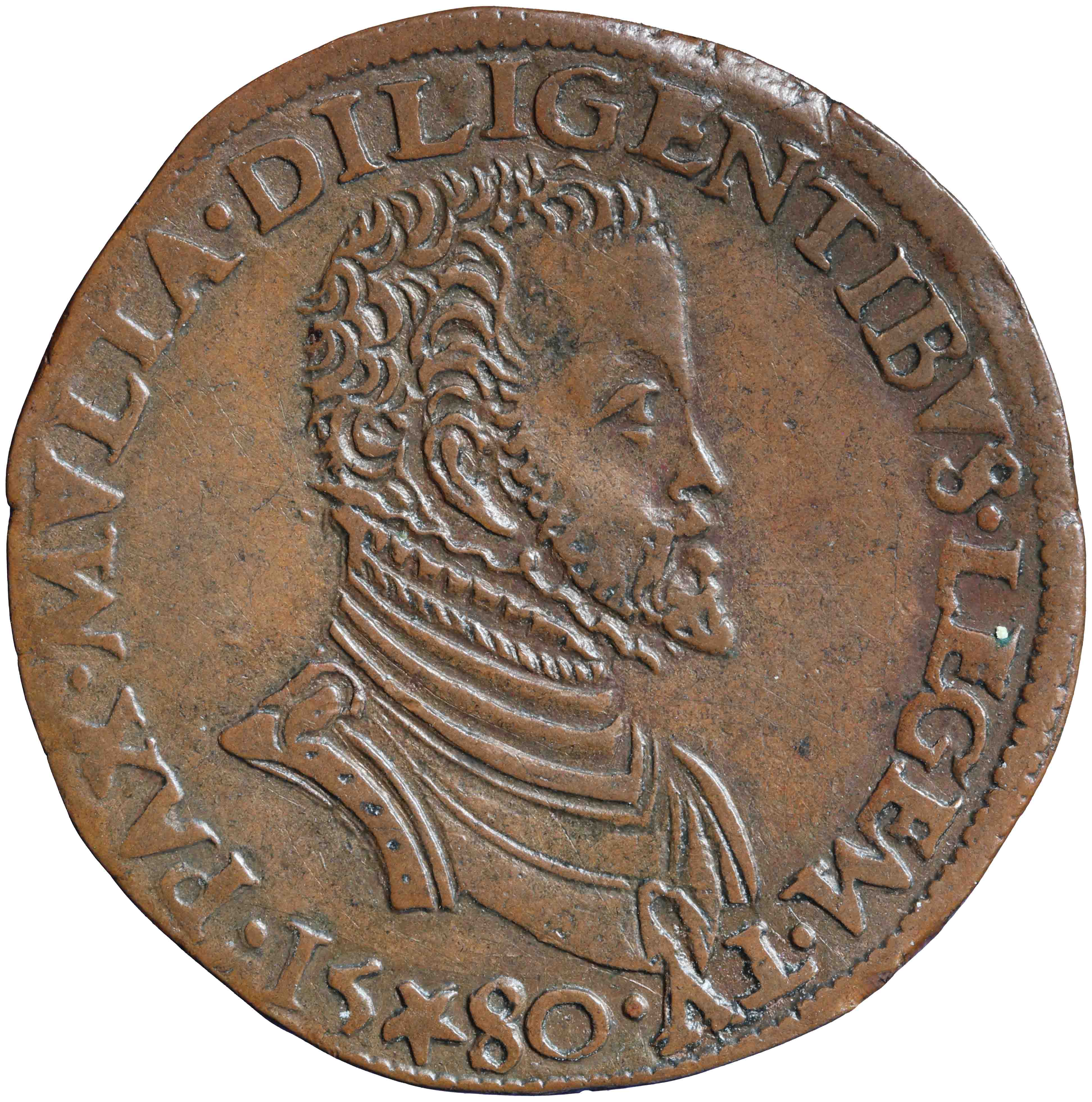 Image of the obverse. rekenpenning. Inventory number:RP-02616