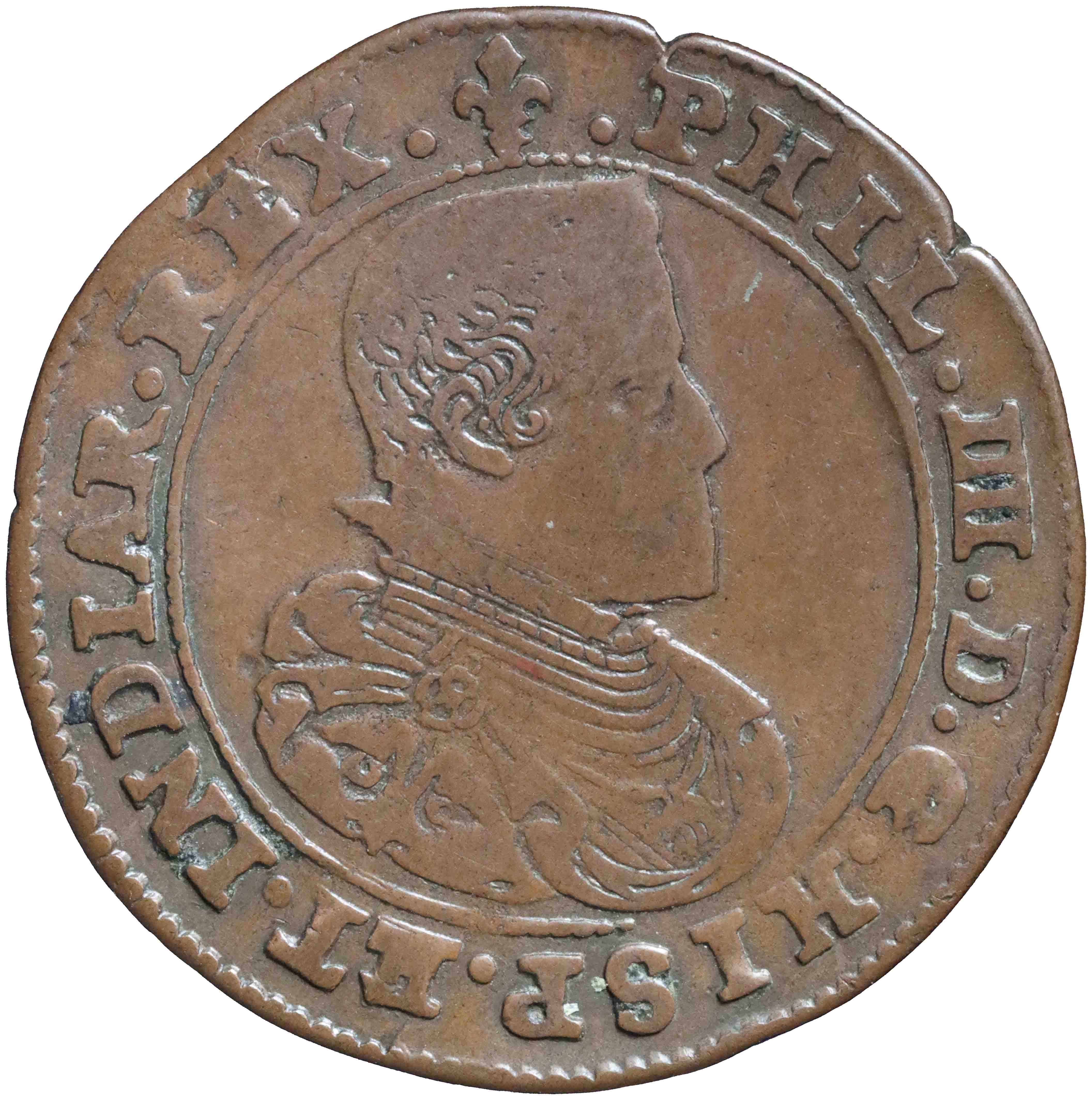 Afbeelding van de voorzijde. rekenpenning. Inventarisnummer:RP-04411