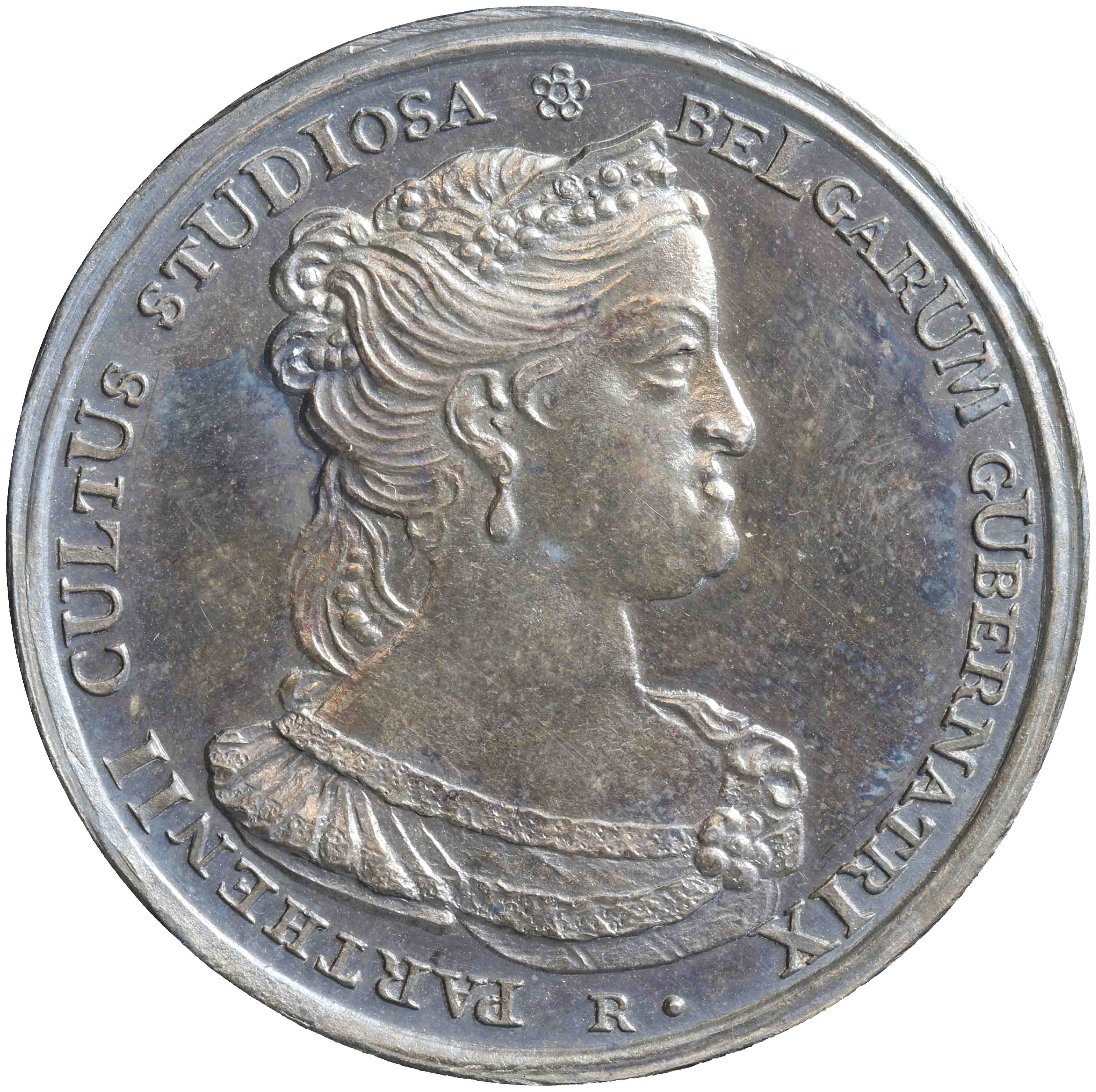 Afbeelding van de voorzijde. rekenpenning. Inventarisnummer:RP-04999