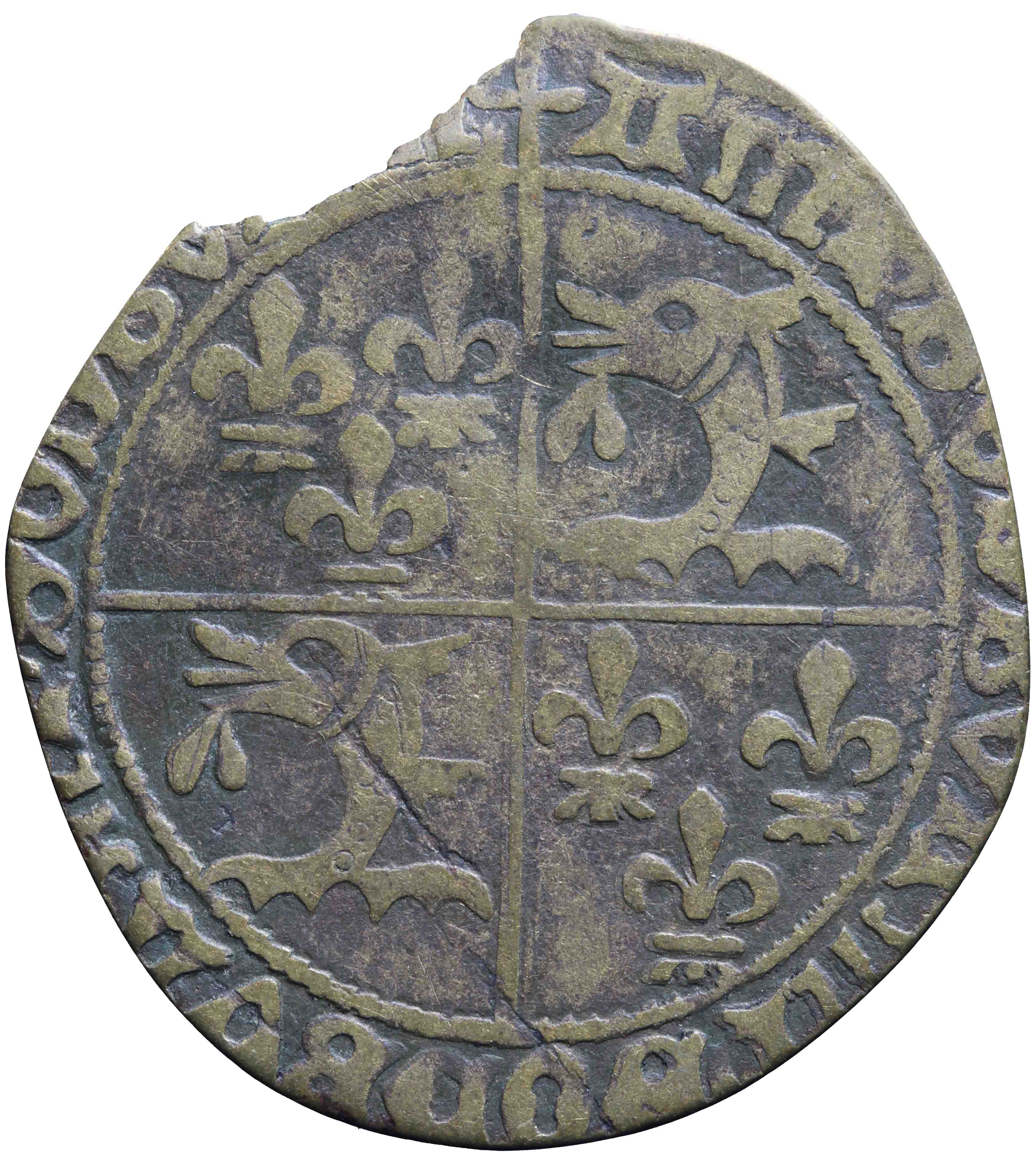 Afbeelding van de voorzijde. rekenpenning. Inventarisnummer:RP-22851