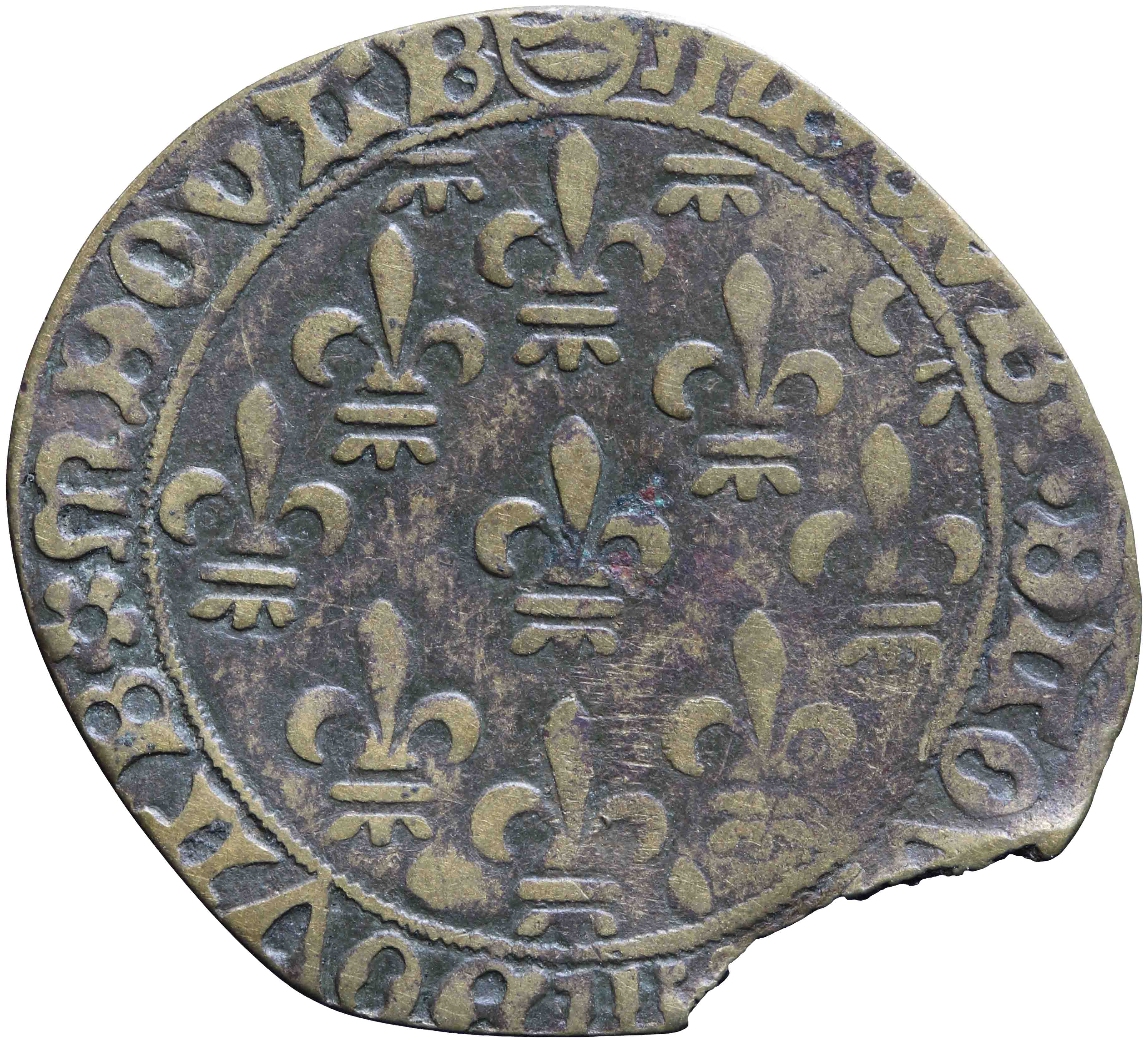 Afbeelding van de keerzijde. rekenpenning. Inventarisnummer:RP-22851