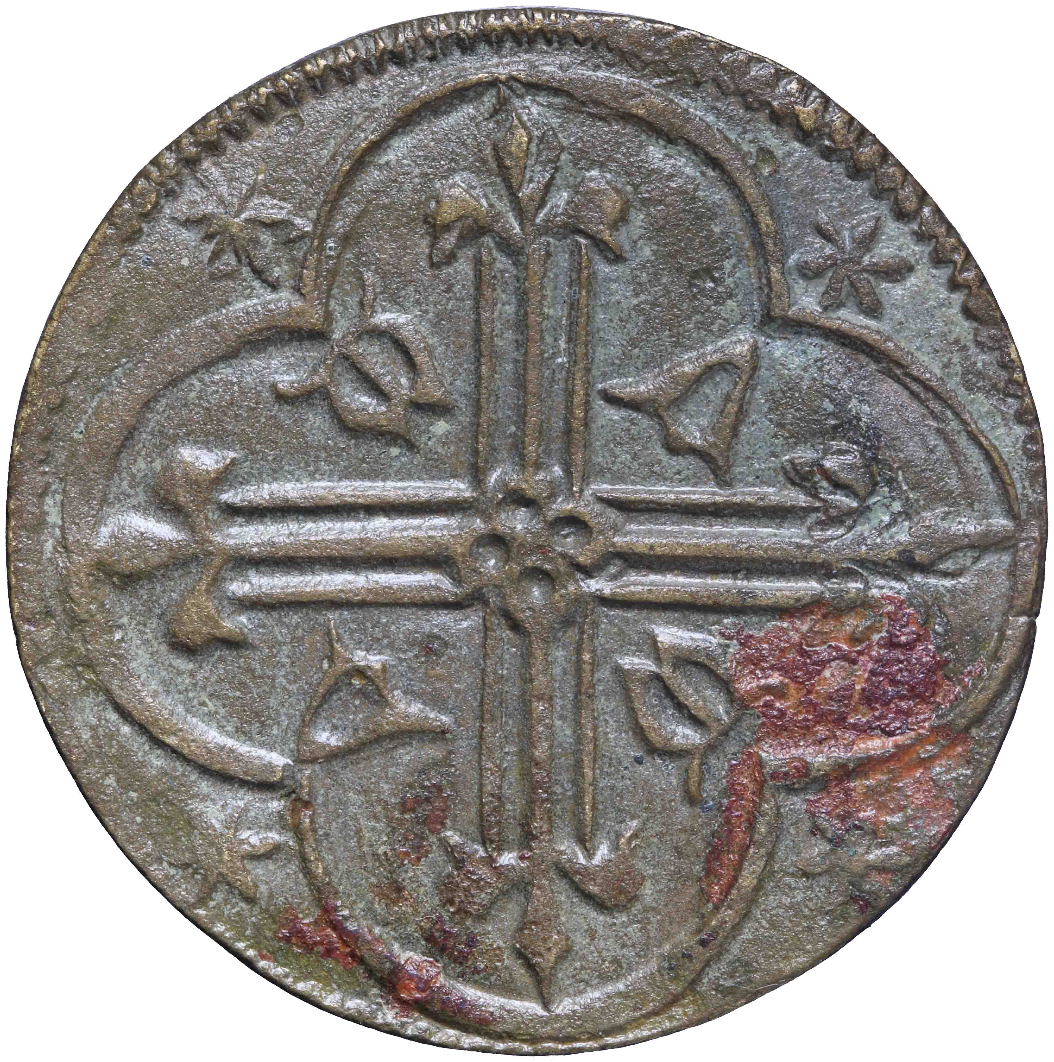 Afbeelding van de keerzijde. rekenpenning. Inventarisnummer:RP-22878