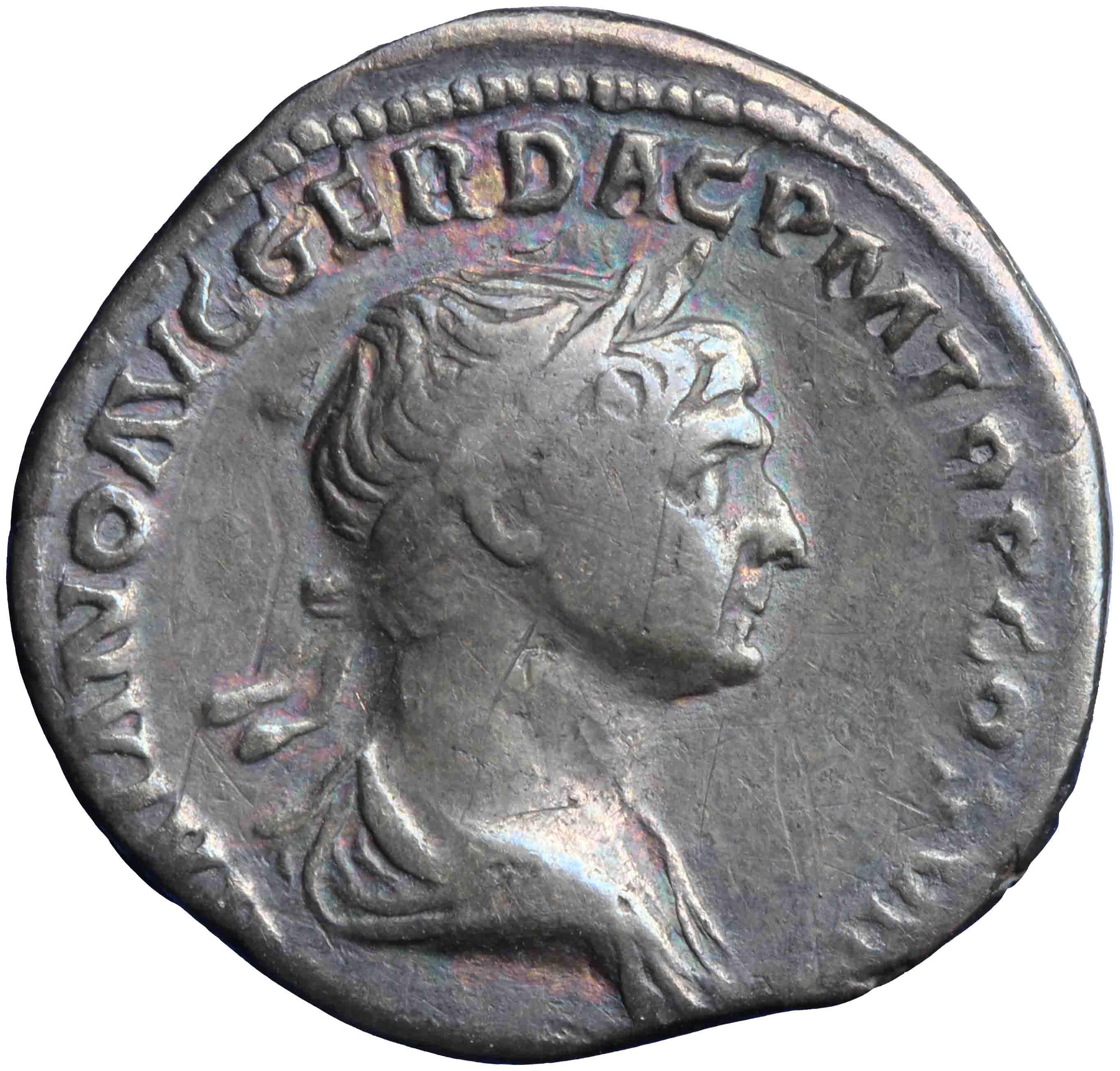 Afbeelding van de voorzijde. denarius. Inventarisnummer:SC-00876