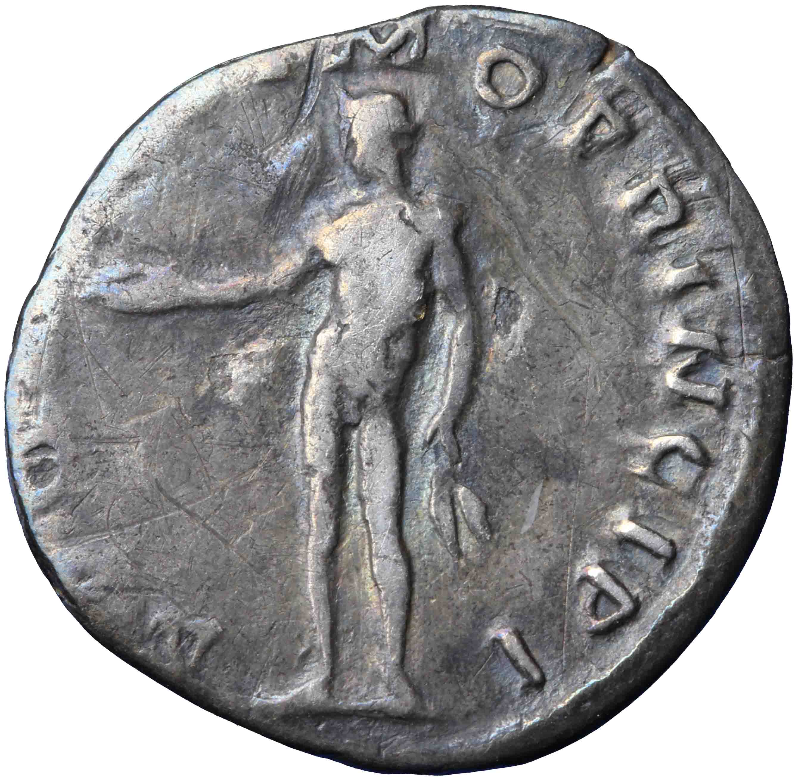 Afbeelding van de keerzijde. denarius. Inventarisnummer:SC-00876