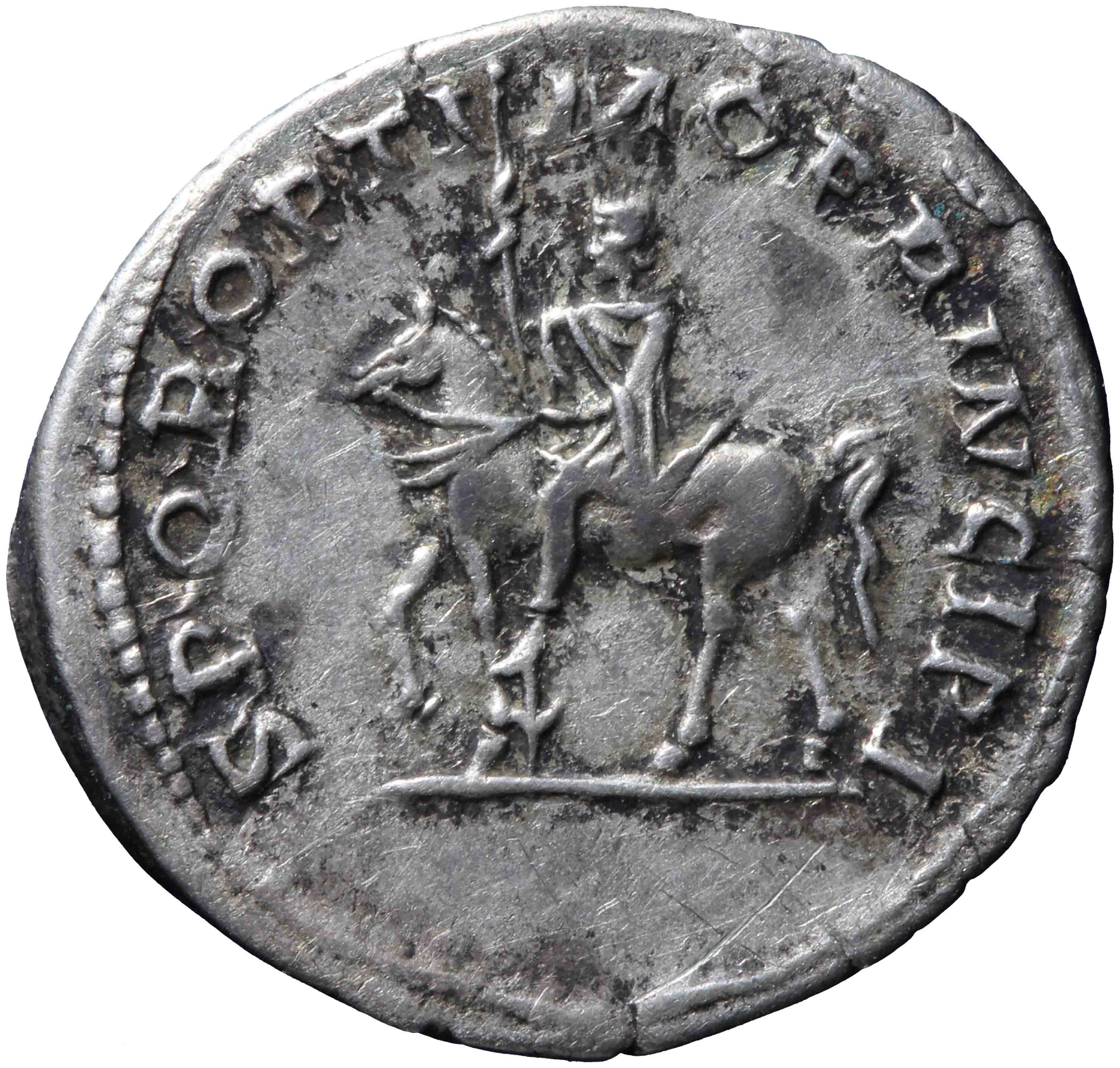 Afbeelding van de keerzijde. denarius. Inventarisnummer:SC-00896