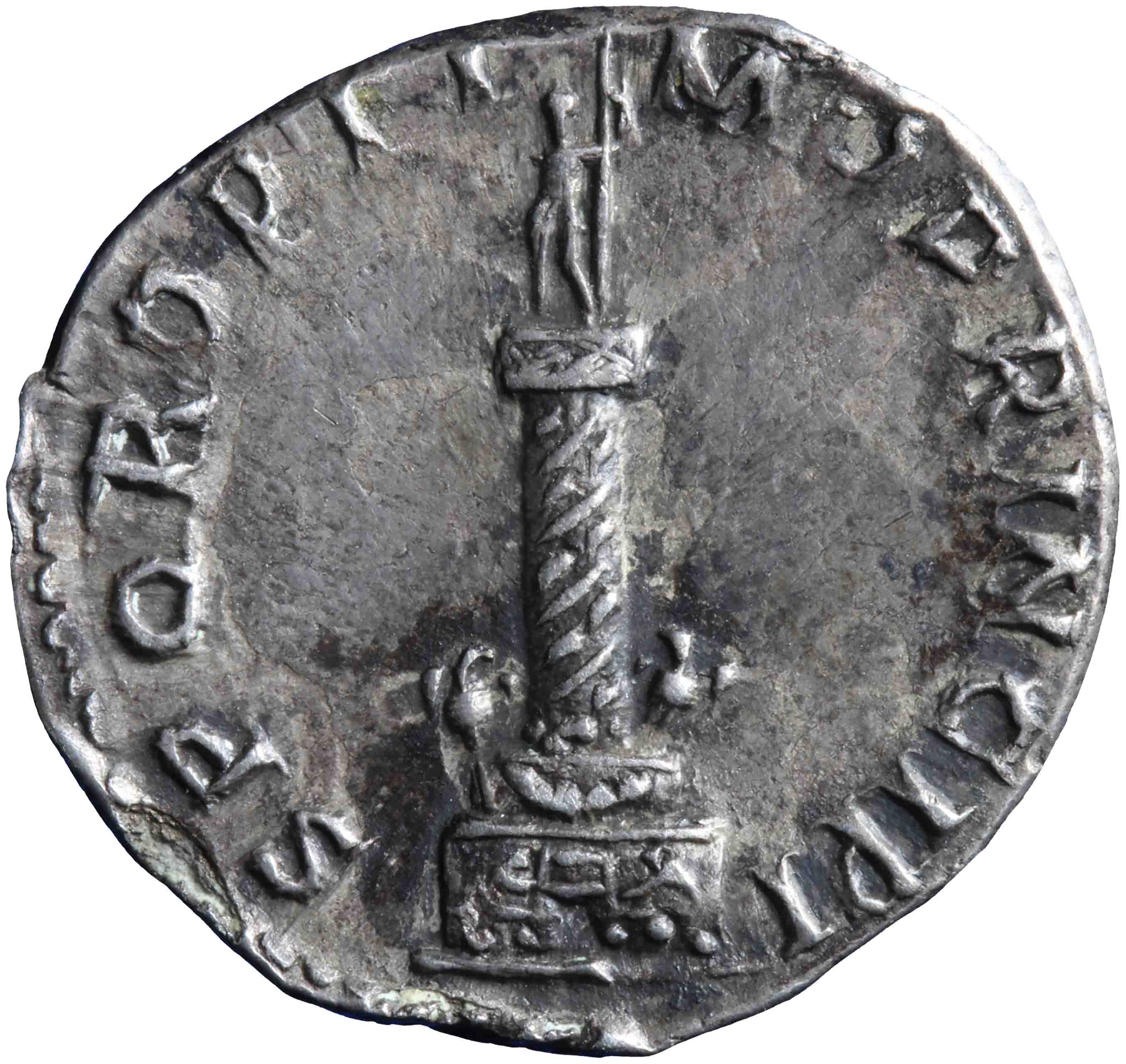 Afbeelding van de keerzijde. denarius. Inventarisnummer:SC-00914