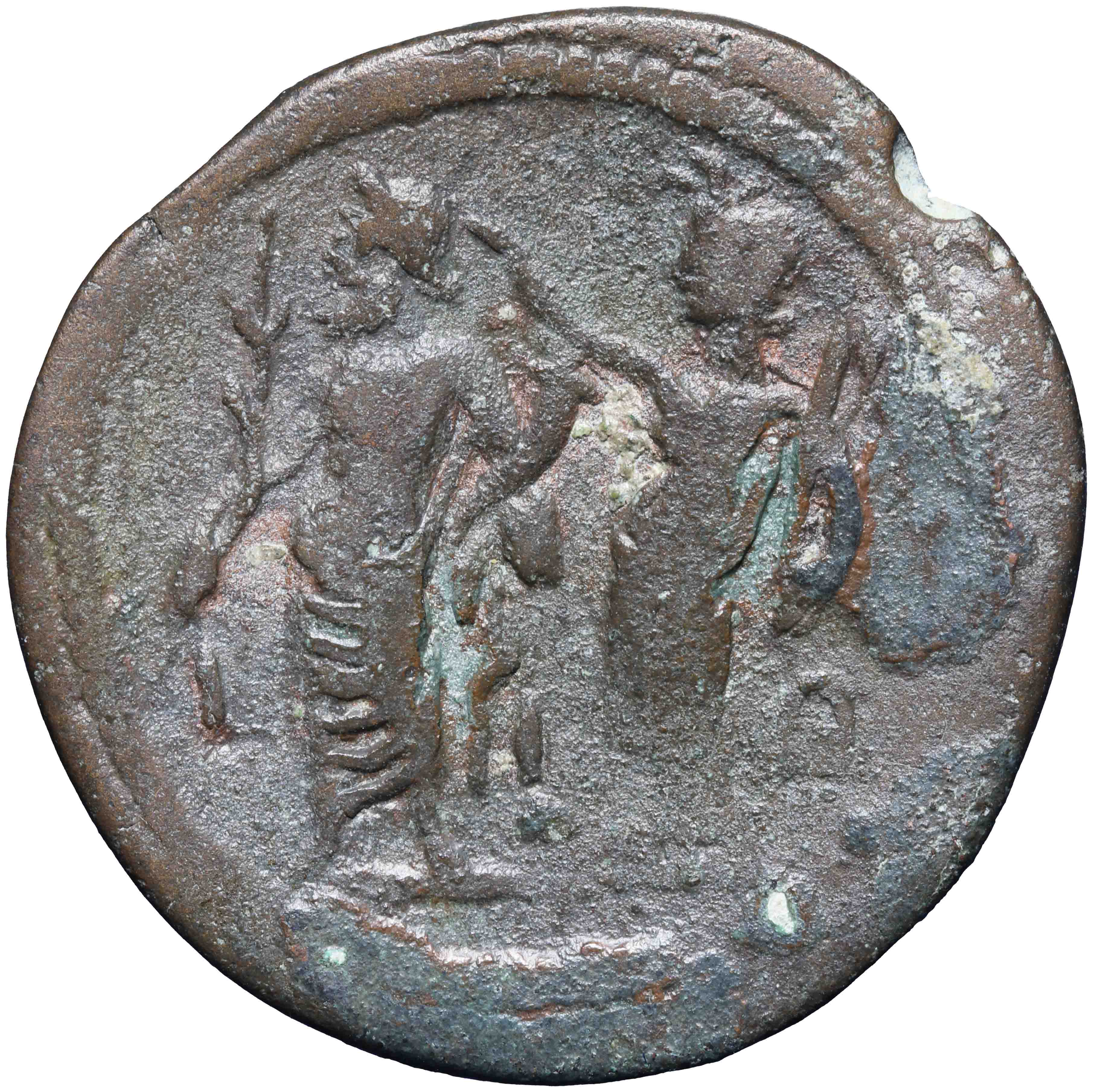 Afbeelding van de keerzijde. drachm. Inventarisnummer:SC-03446