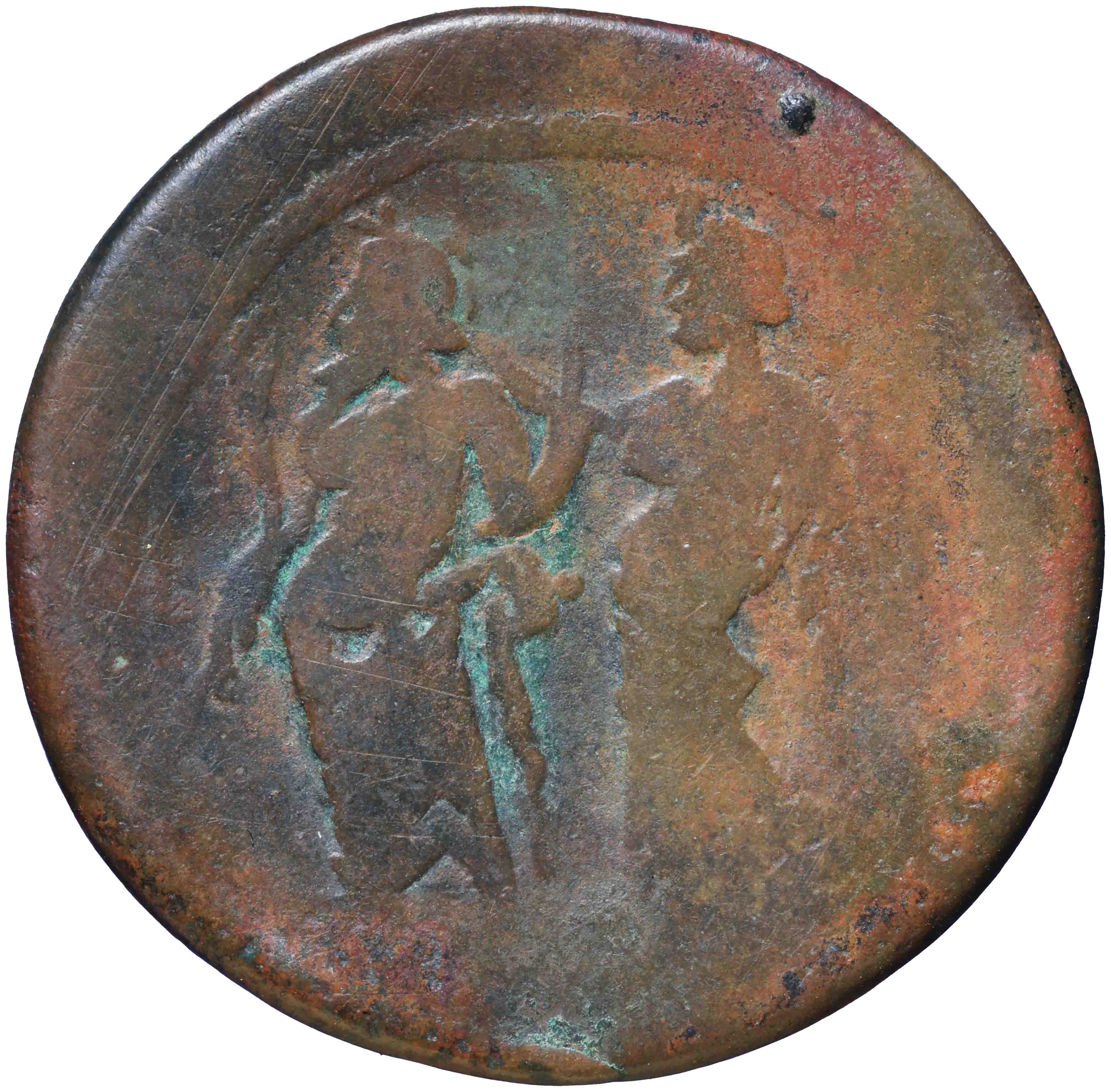 Afbeelding van de keerzijde. drachm. Inventarisnummer:SC-03513