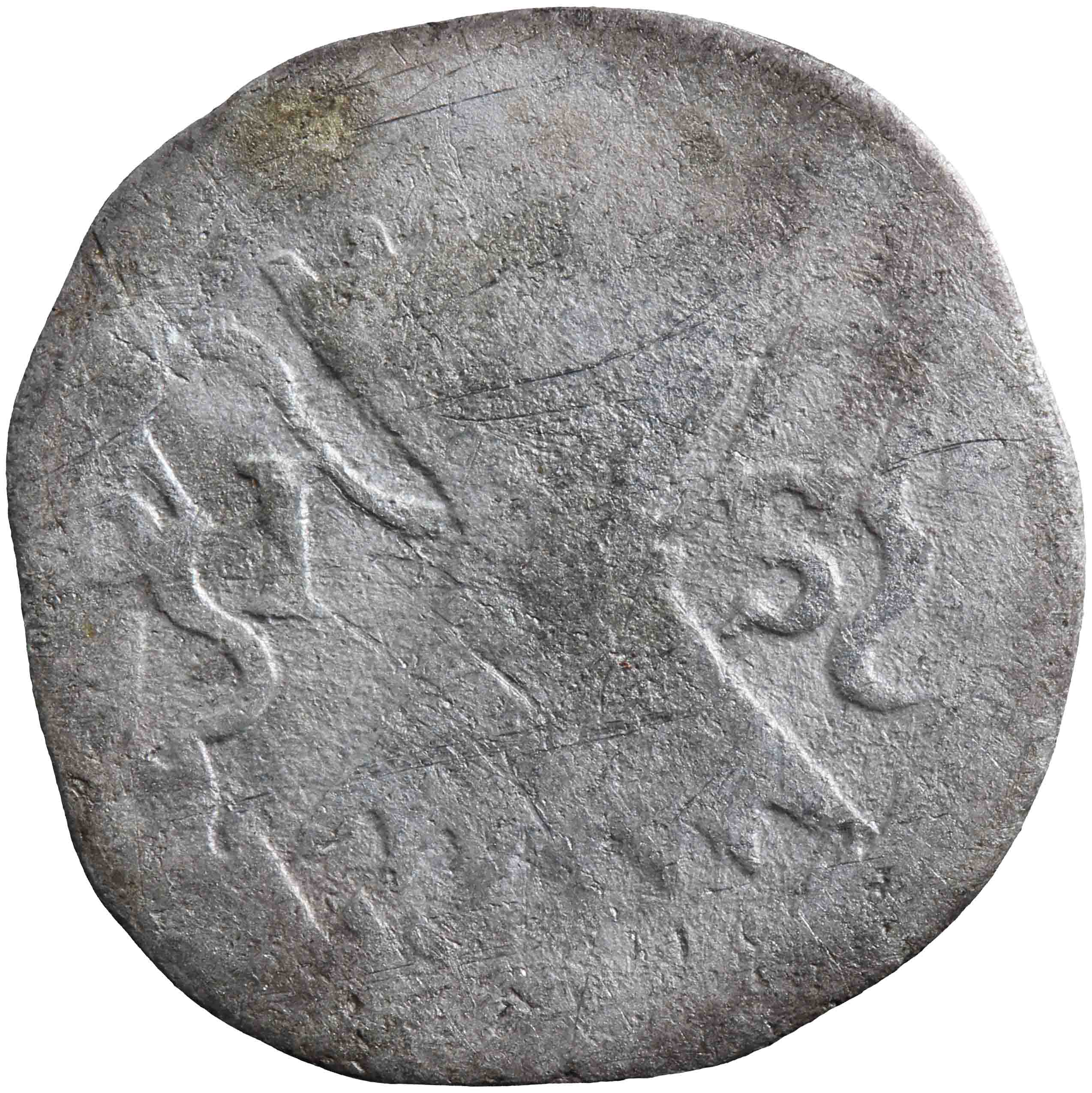 Afbeelding van de voorzijde. stuiver. Inventarisnummer:VO-00241