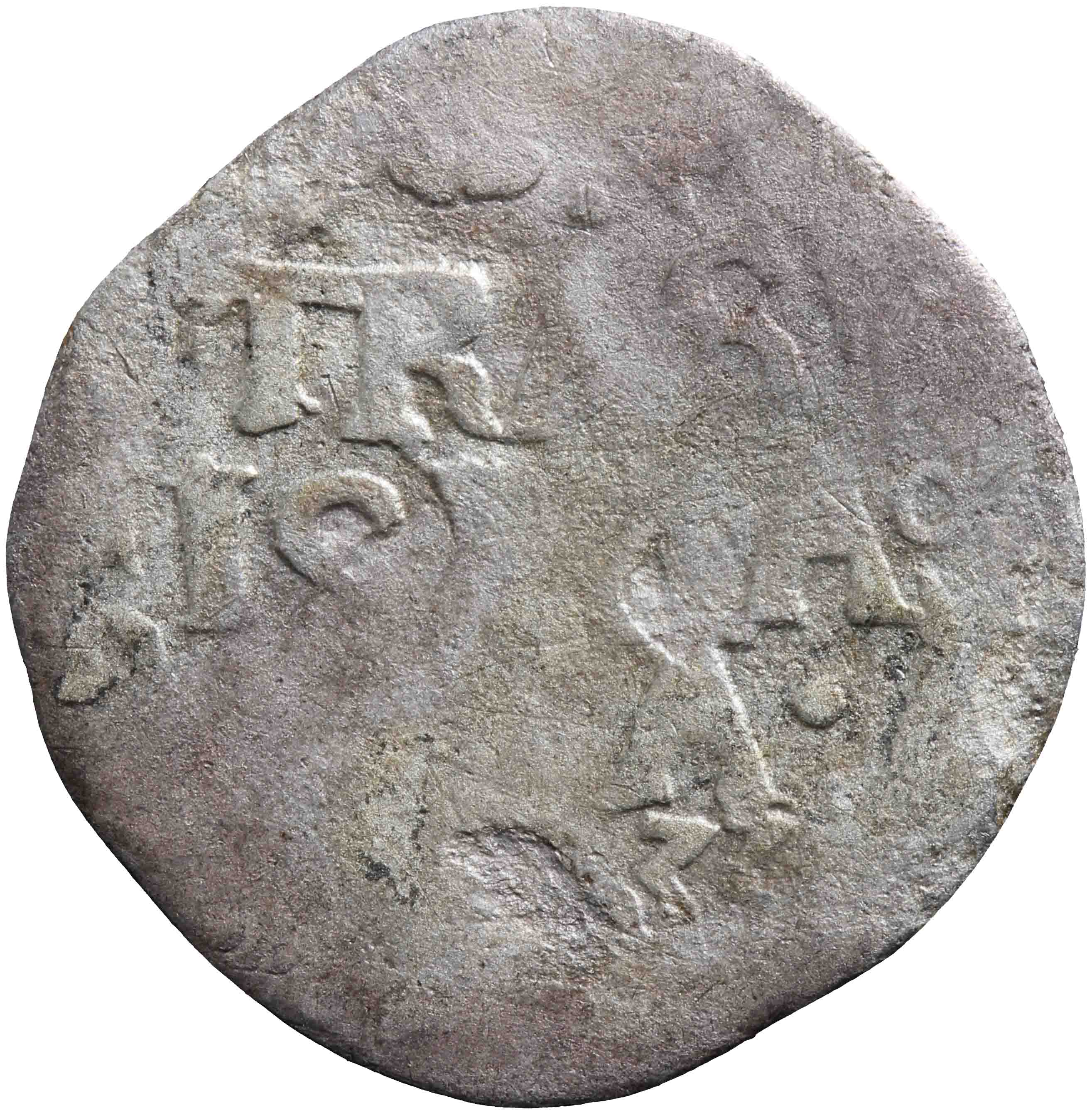 Afbeelding van de keerzijde. stuiver. Inventarisnummer:VO-00241