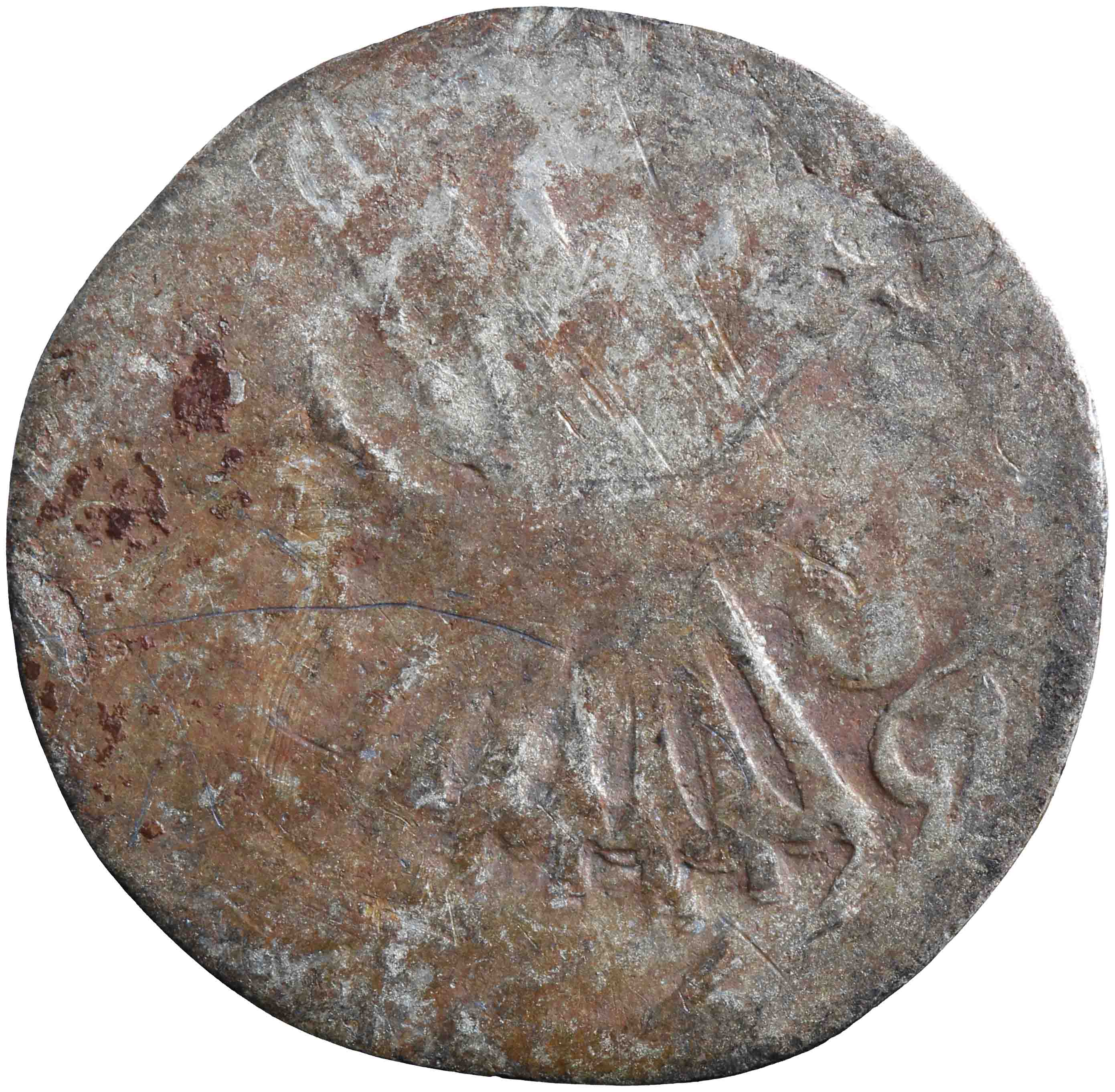 Afbeelding van de voorzijde. stuiver. Inventarisnummer:VO-00243