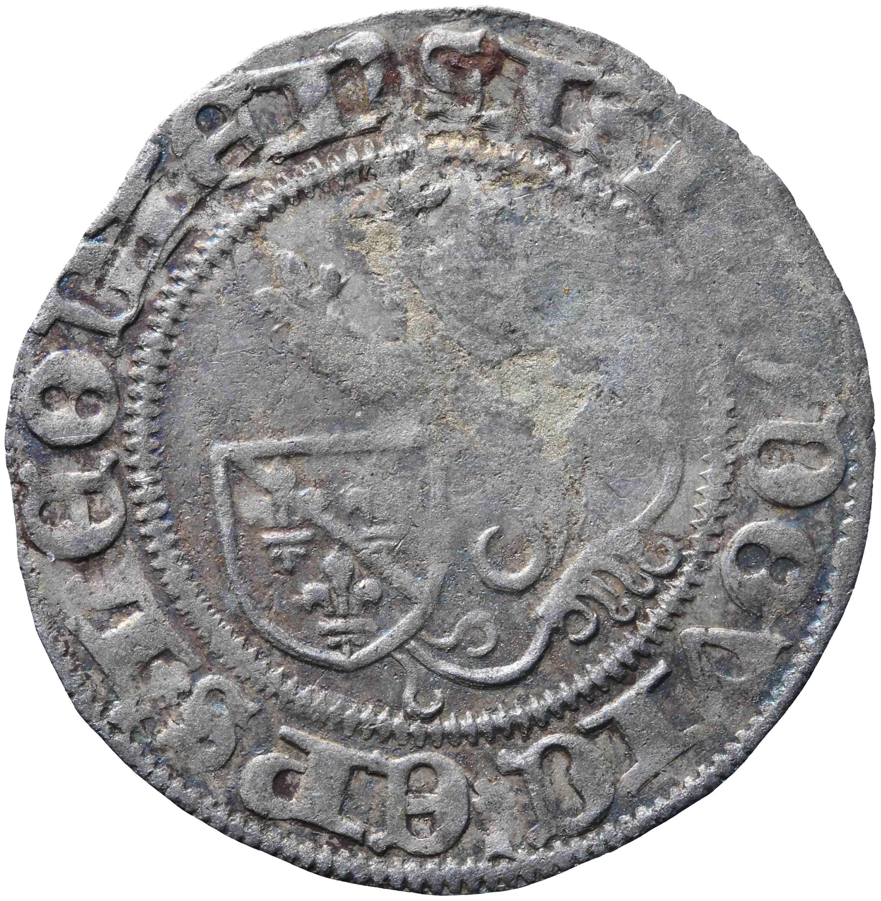 Afbeelding van de voorzijde. halve vuurijzer ; halve aidant. Inventarisnummer:VO-00366