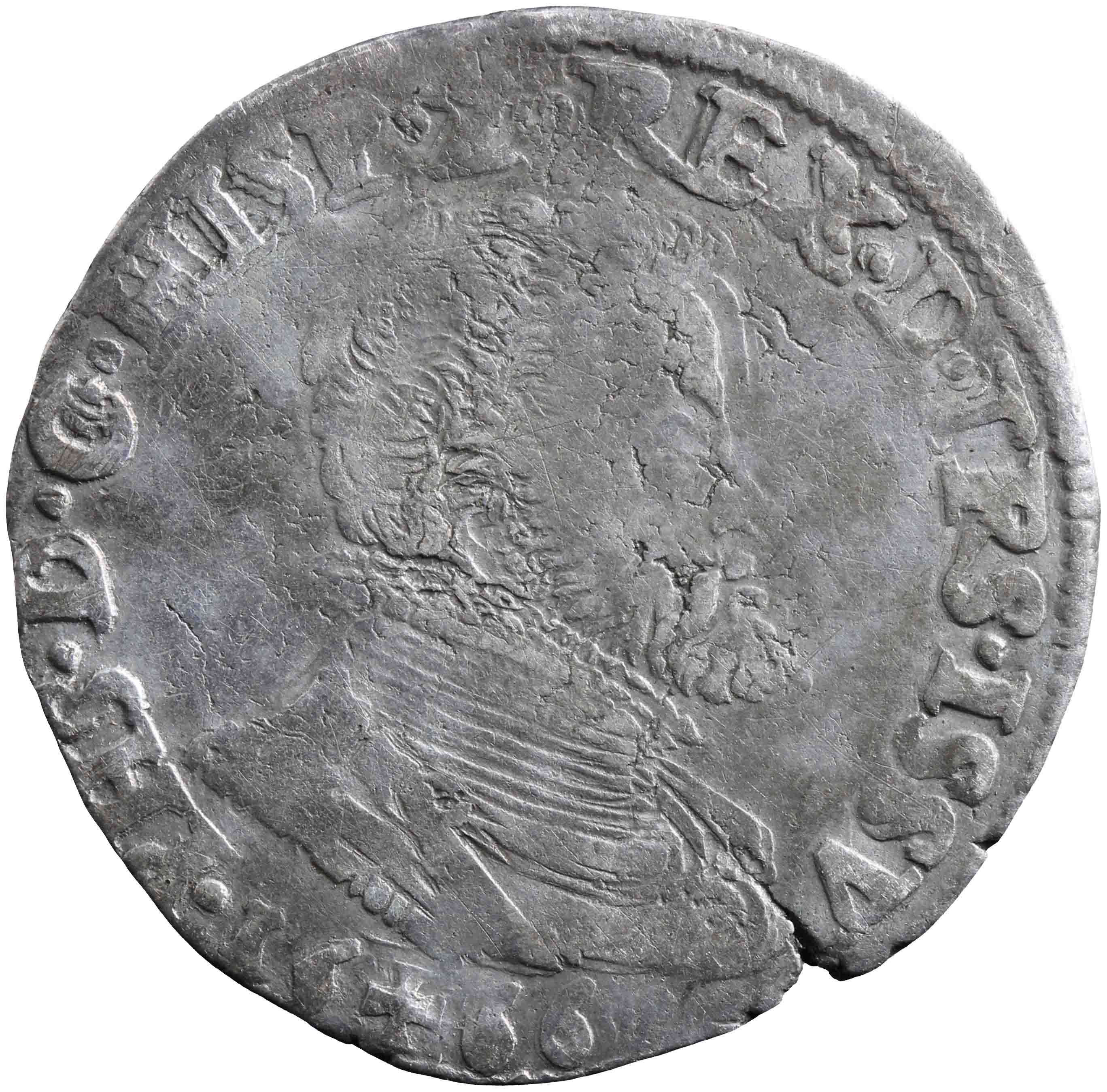 Afbeelding van de voorzijde. vijfde Philipsdaalder. Inventarisnummer:VO-00371