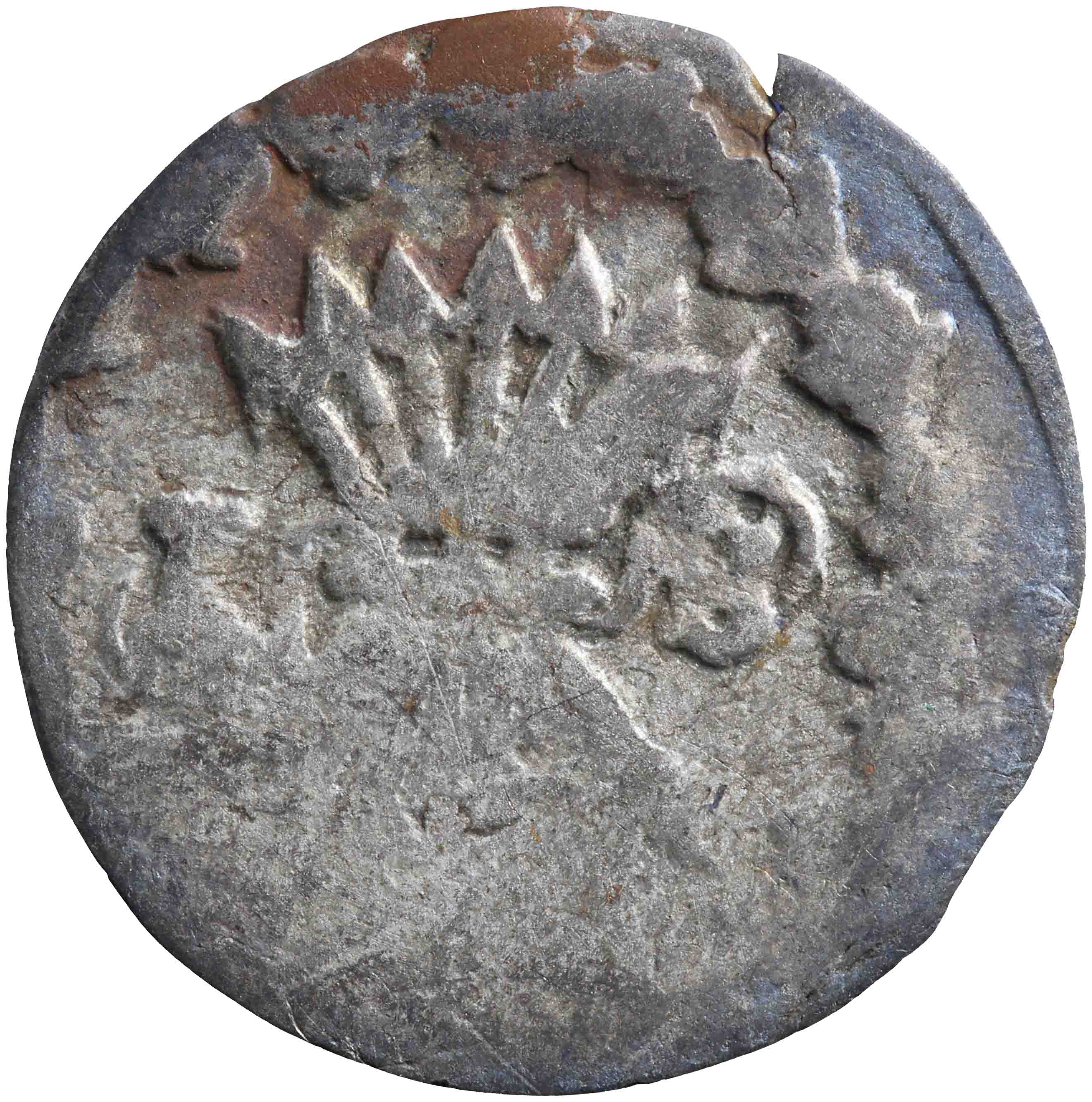 Afbeelding van de voorzijde. pijl of bezemstuiver. Inventarisnummer:VO-00372