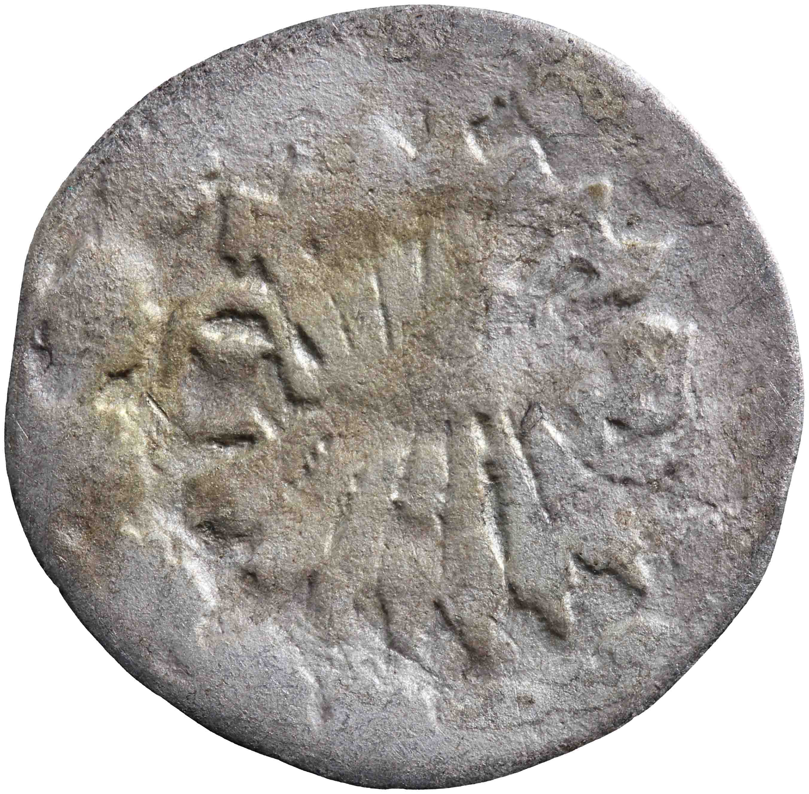 Afbeelding van de voorzijde. pijl of bezemstuiver. Inventarisnummer:VO-00373