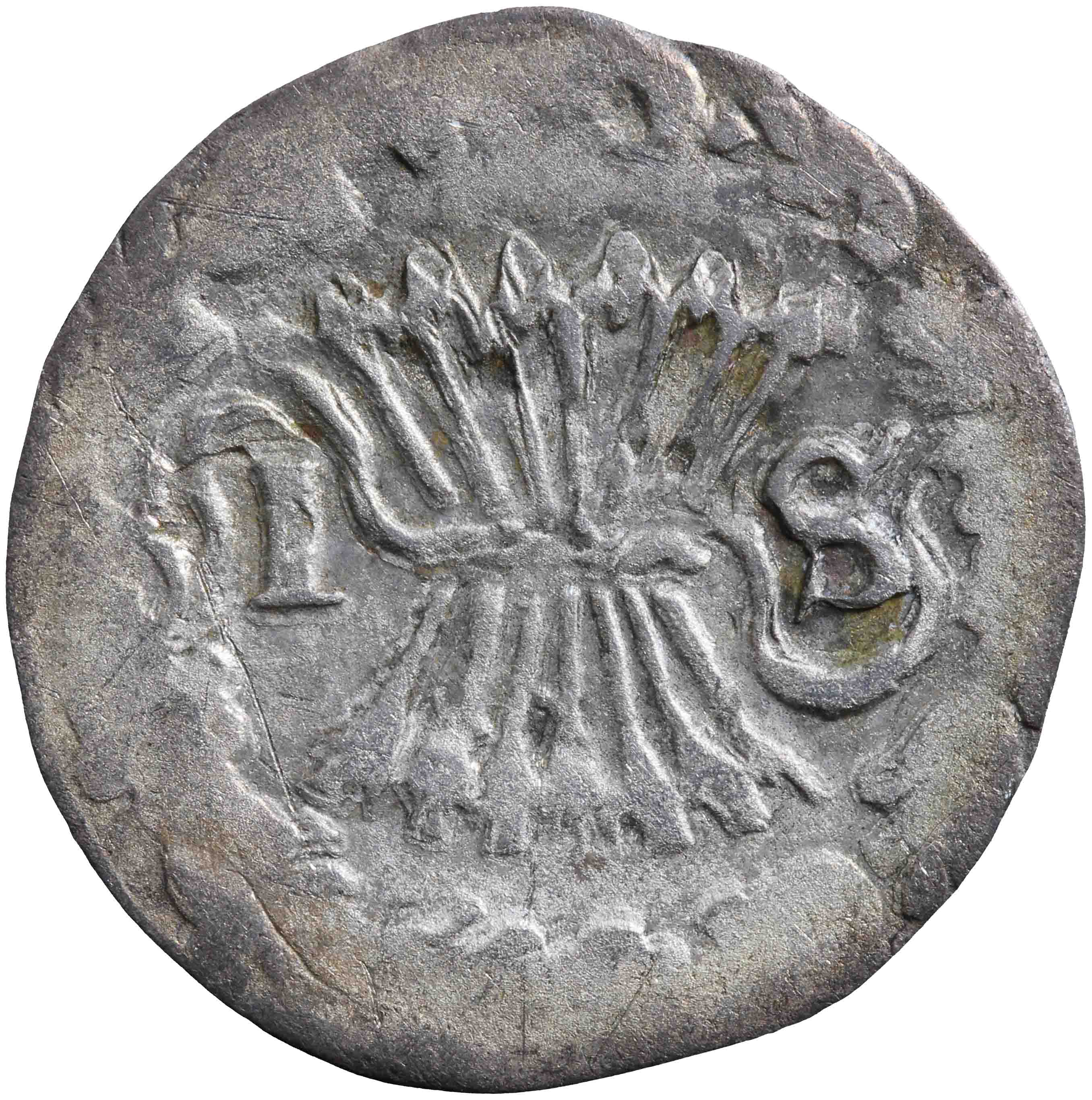 Afbeelding van de voorzijde. pijl of bezemstuiver. Inventarisnummer:VO-00376