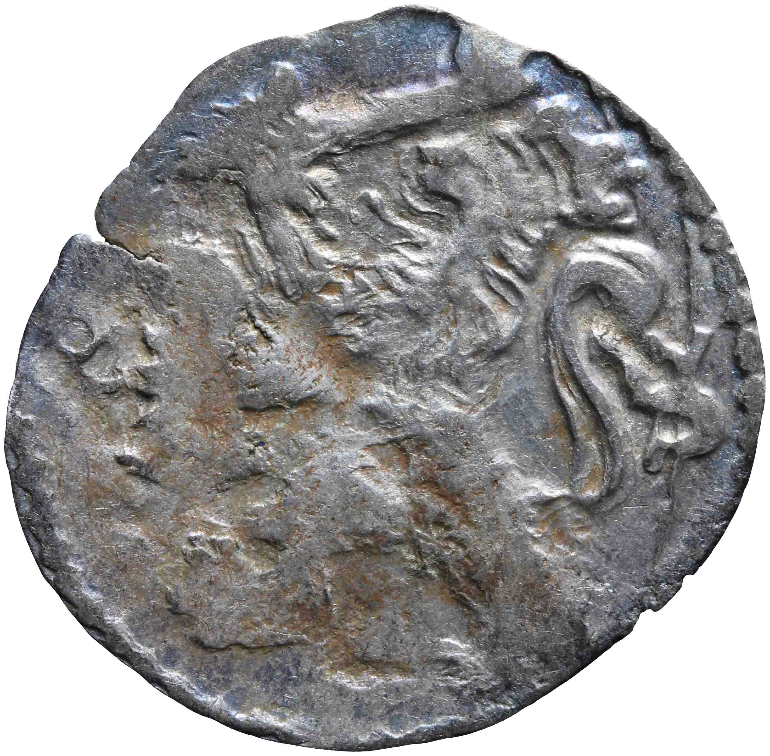 Afbeelding van de voorzijde. dubbele stuiver. Inventarisnummer:VO-00378