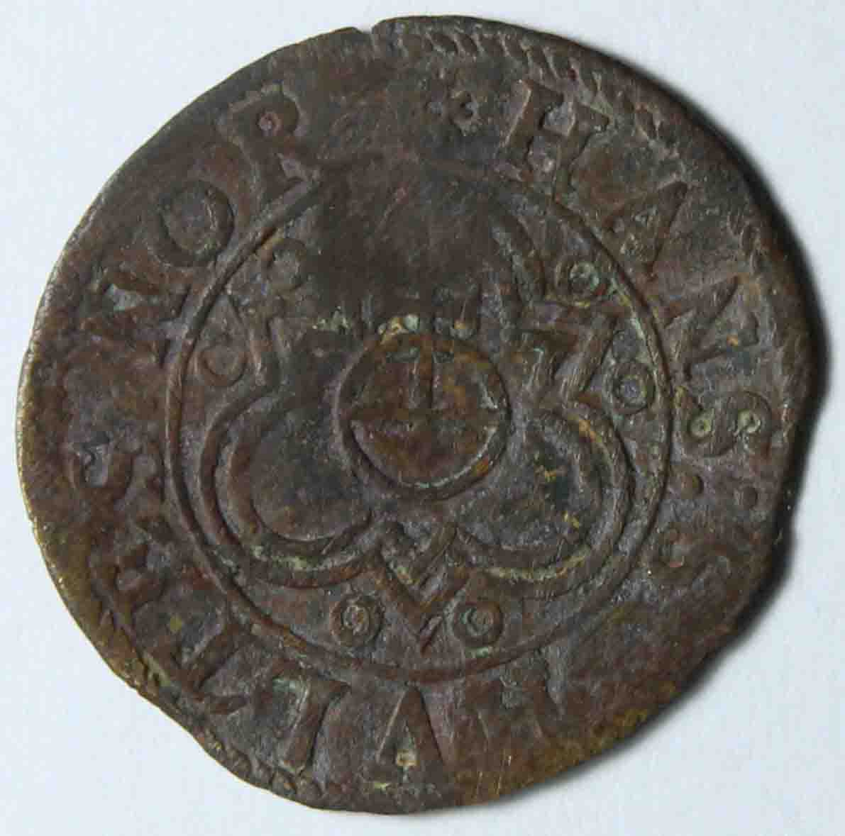 Afbeelding van de voorzijde. (rekenpenning). Inventarisnummer:1134144
