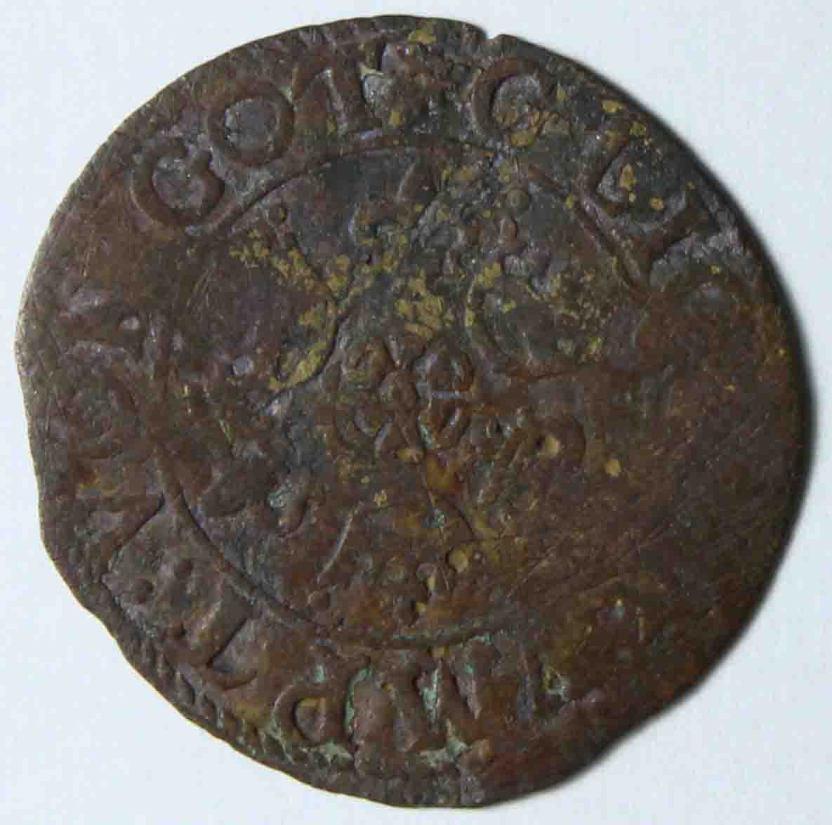 Afbeelding van de keerzijde. (rekenpenning). Inventarisnummer:1134144
