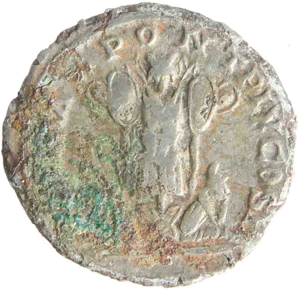 Afbeelding van de keerzijde. denarius. Inventarisnummer:1140729