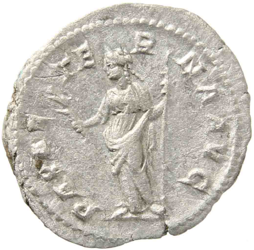 Afbeelding van de keerzijde. denarius. Inventarisnummer:1140794