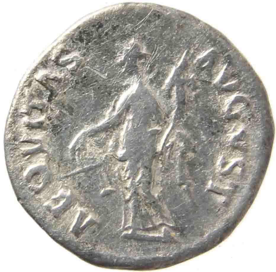 Afbeelding van de keerzijde. denarius. Inventarisnummer:1140797