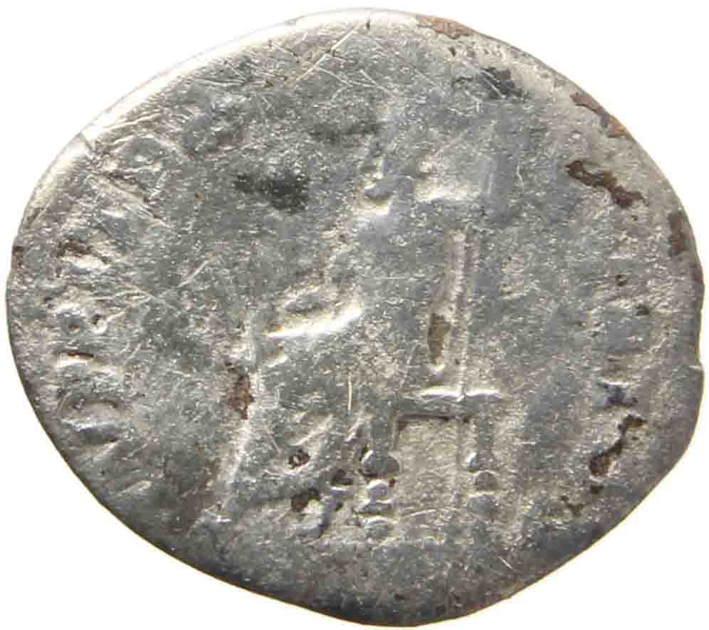Afbeelding van de keerzijde. denarius. Inventarisnummer:1140817