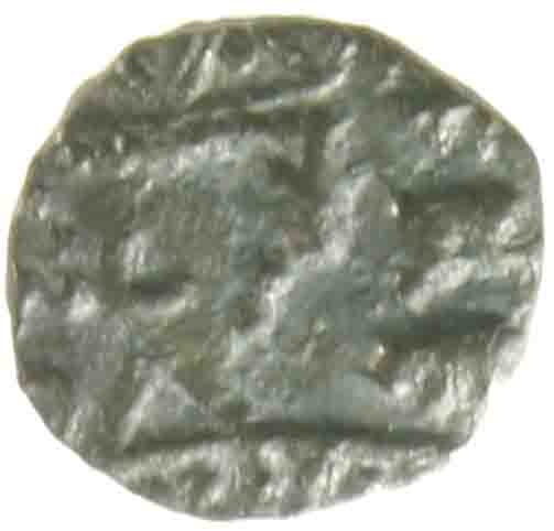 Afbeelding van de voorzijde. sceatta. Inventarisnummer:1141562