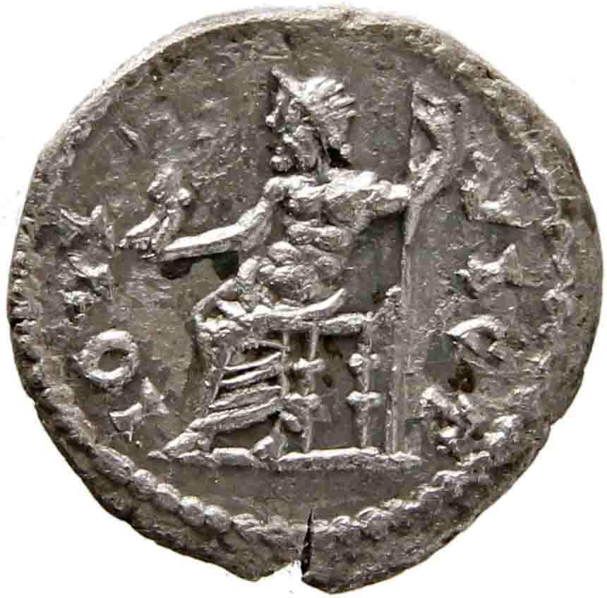 Afbeelding van de keerzijde. denarius. Inventarisnummer:1158037