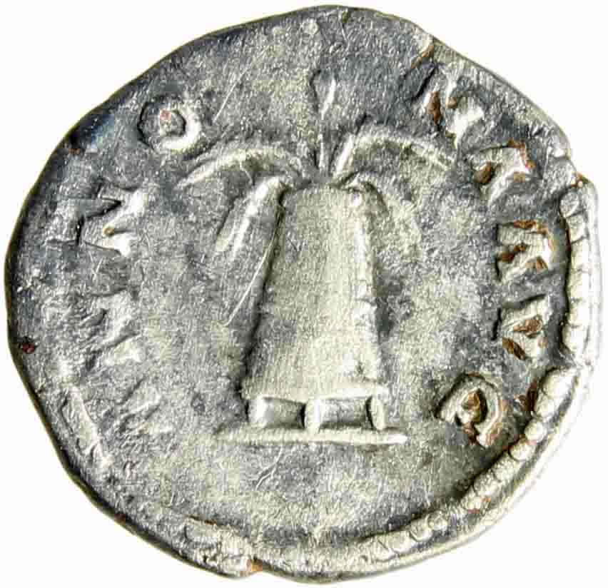 Afbeelding van de keerzijde. denarius. Inventarisnummer:1158060