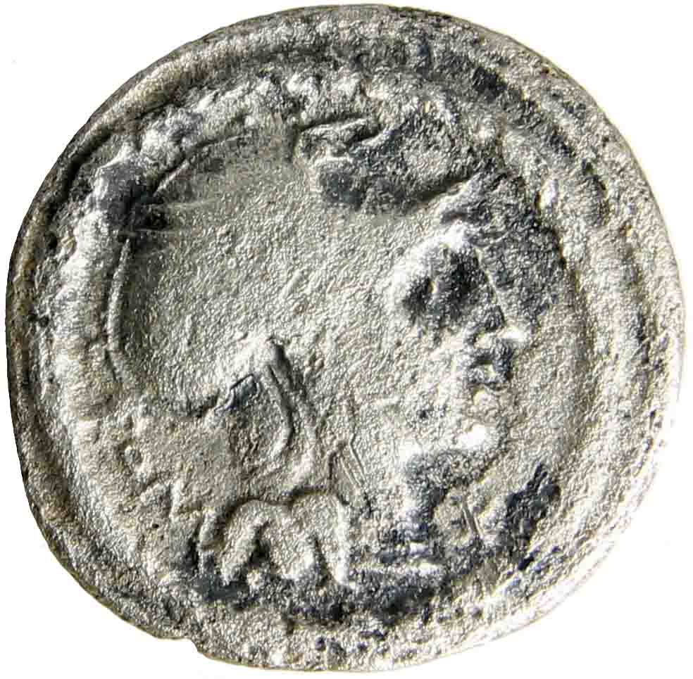 Afbeelding van de voorzijde. denarius. Inventarisnummer:1158064