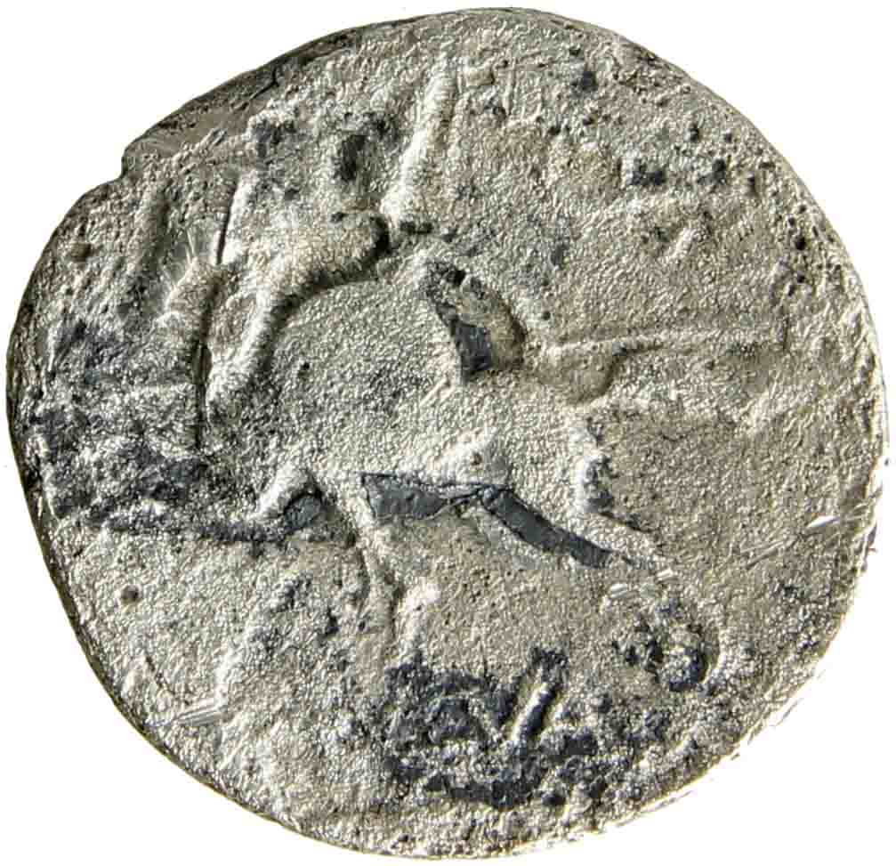 Afbeelding van de keerzijde. denarius. Inventarisnummer:1158064