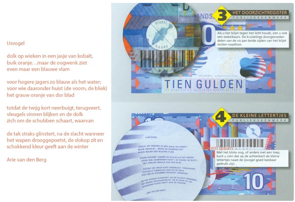 The 10-guilder “Kingfisher” note