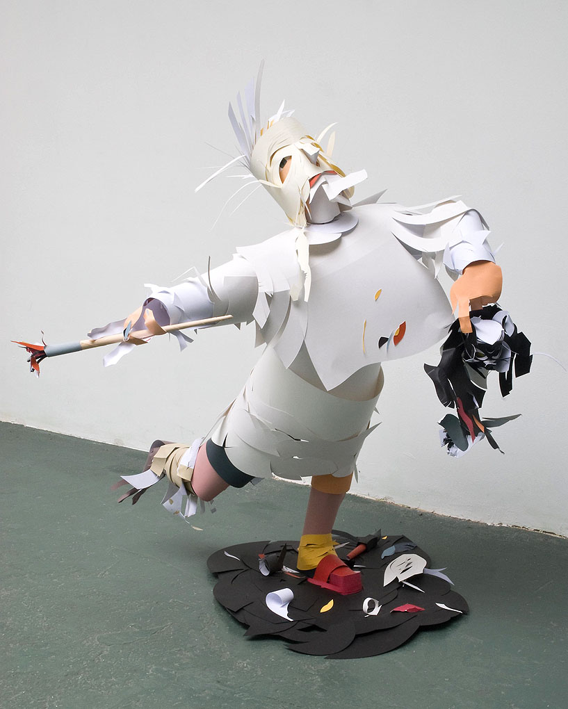 Kunstwerk van Karen Sargsyan, Selfportrait (with mask in hand), 2009.