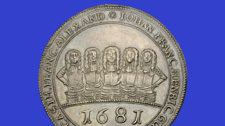Munt uit 1681.